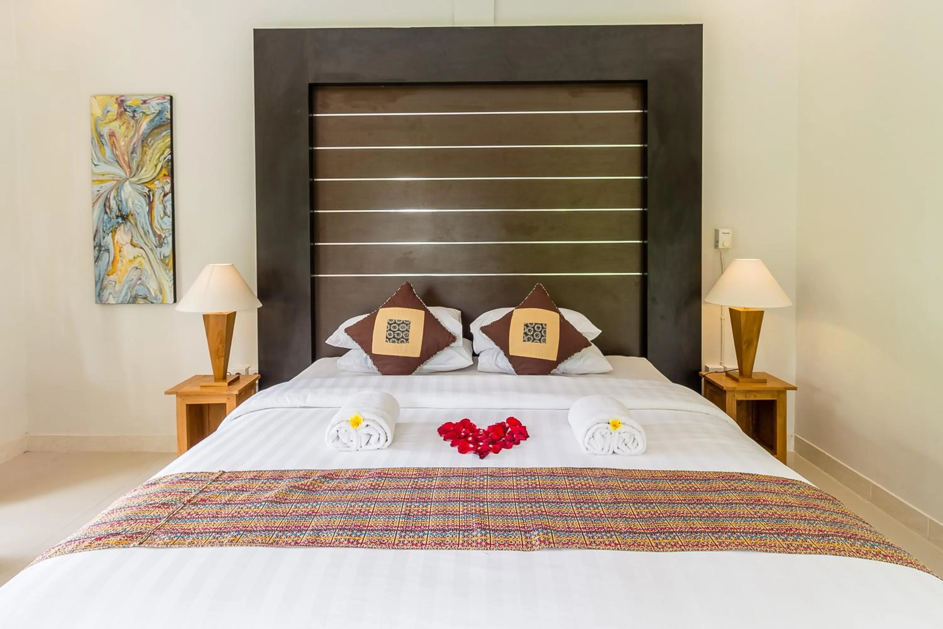 Bedroom, Bed in Rahayu Suites Monkey Forest Ubud