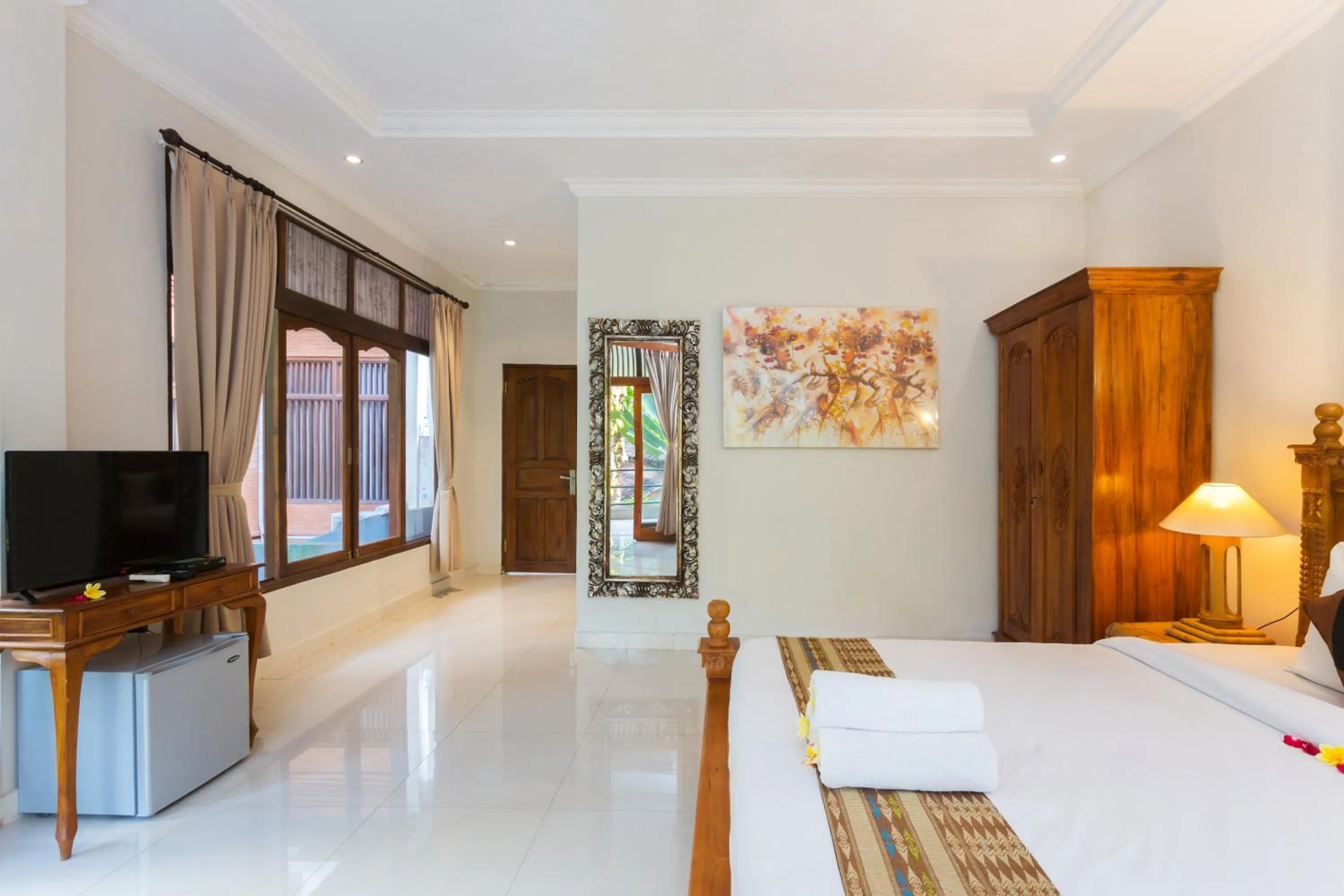 Bedroom, Bed in Rahayu Suites Monkey Forest Ubud