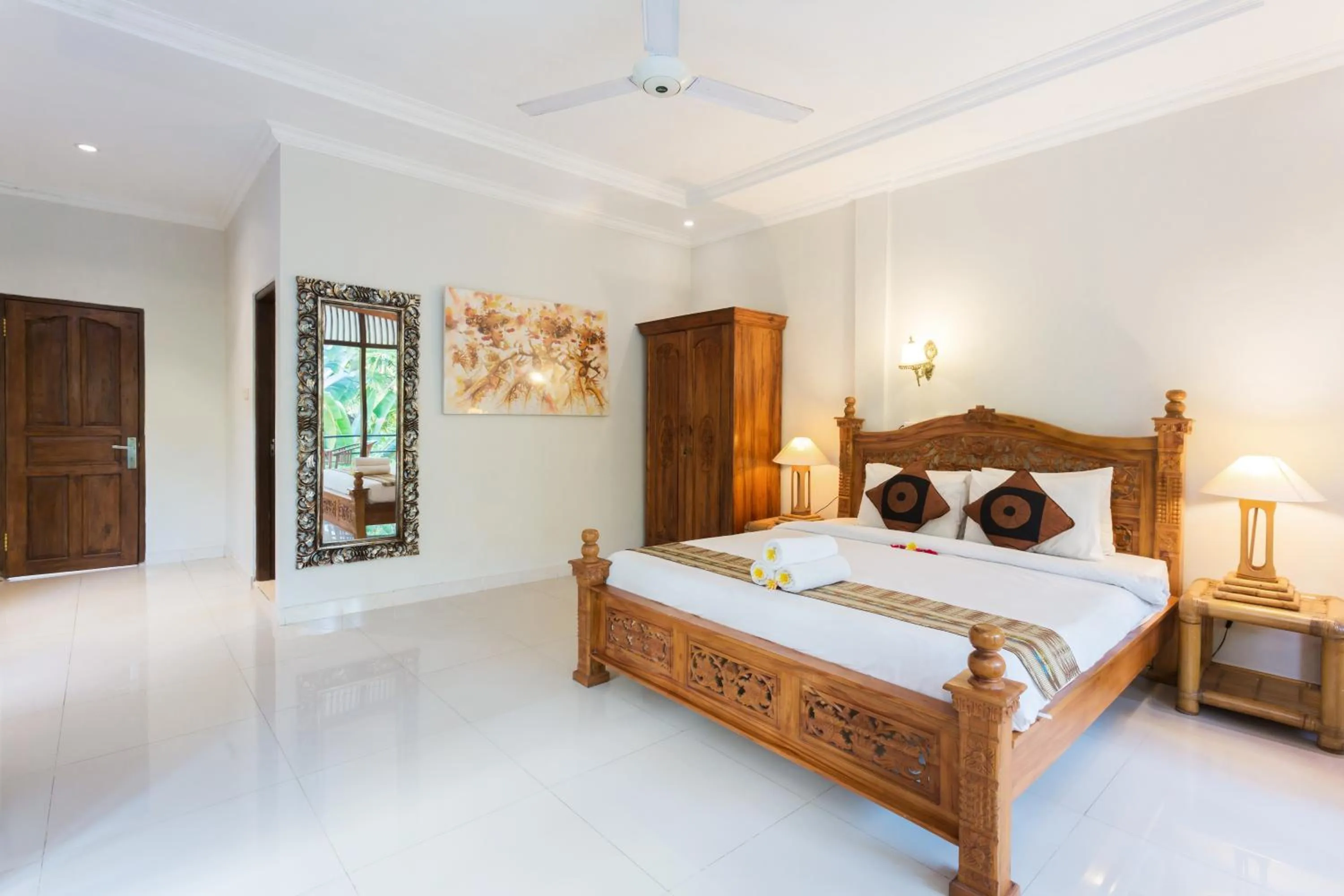 Bedroom, Bed in Rahayu Suites Monkey Forest Ubud