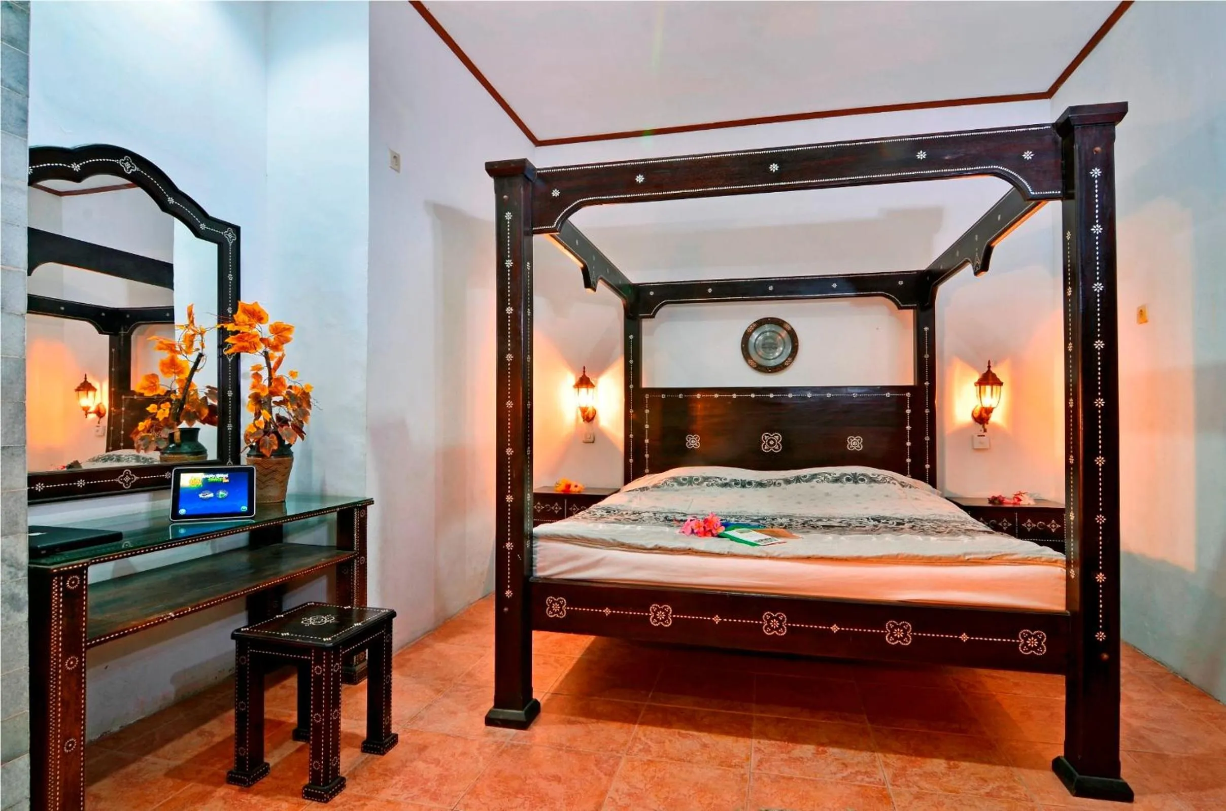 Bed in Pasific Beach Cottages