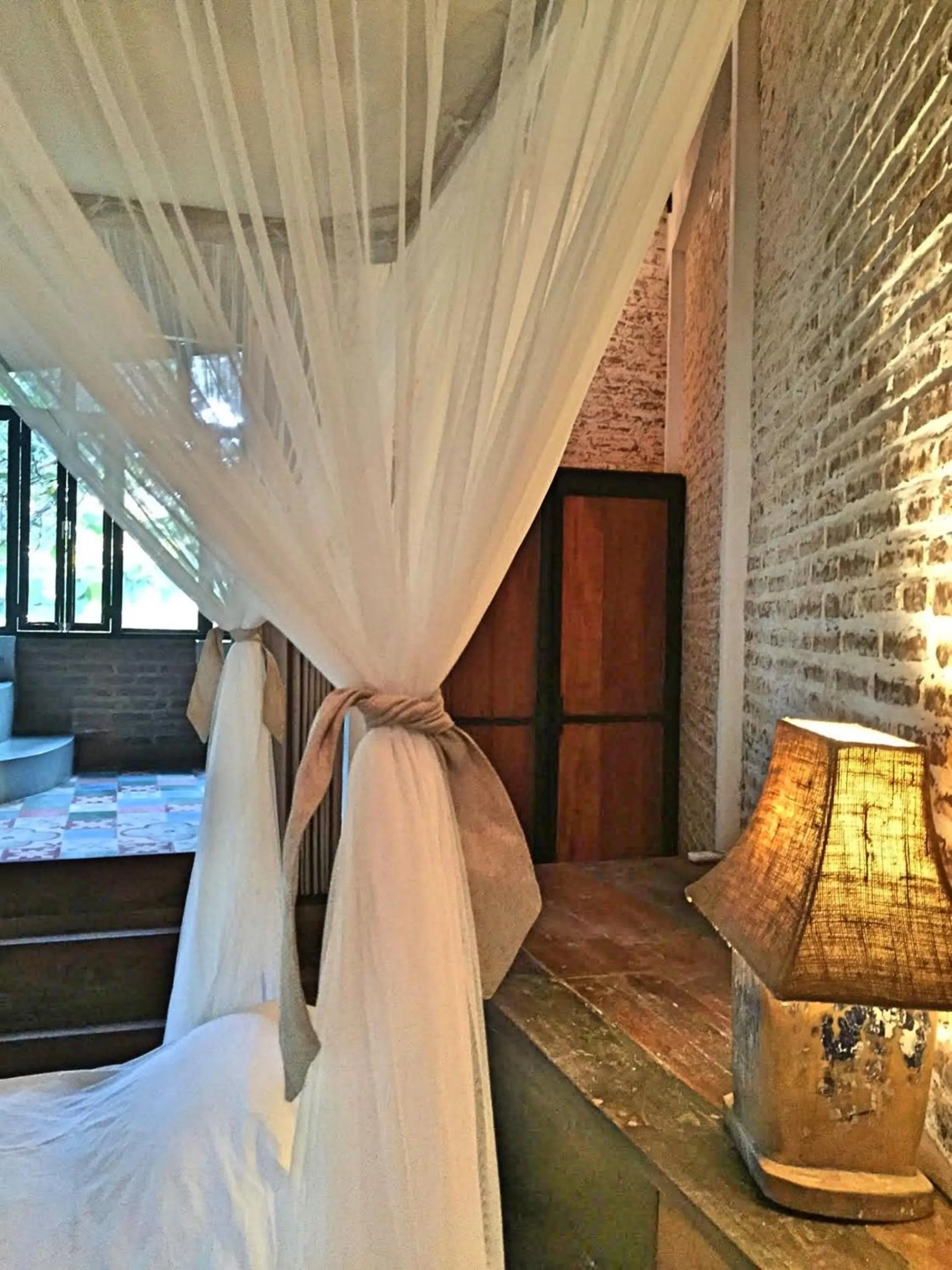 Decorative detail, Bed in La Cabane