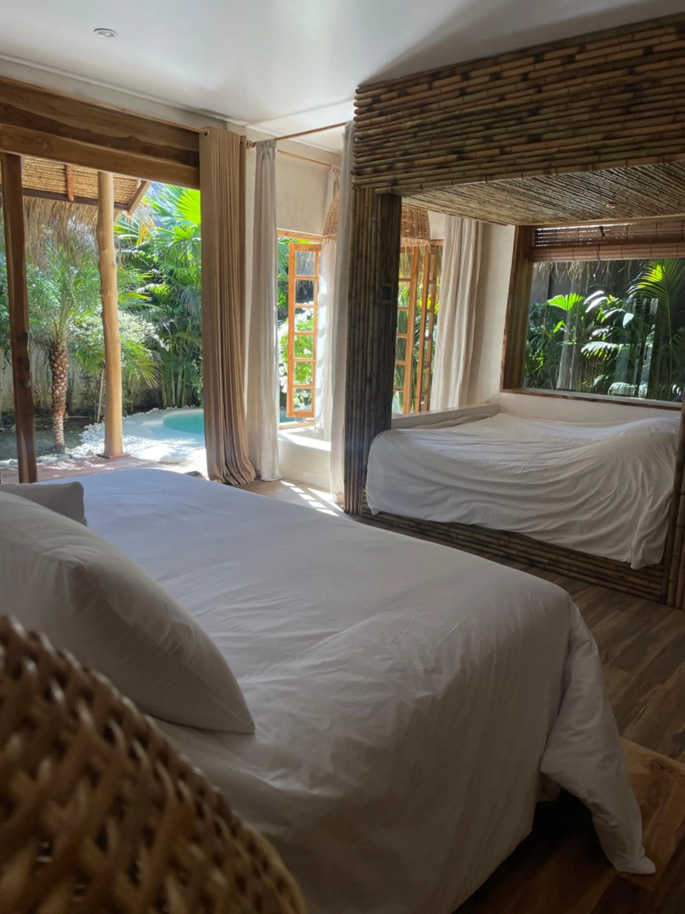 Bedroom, Bed in La Cabane