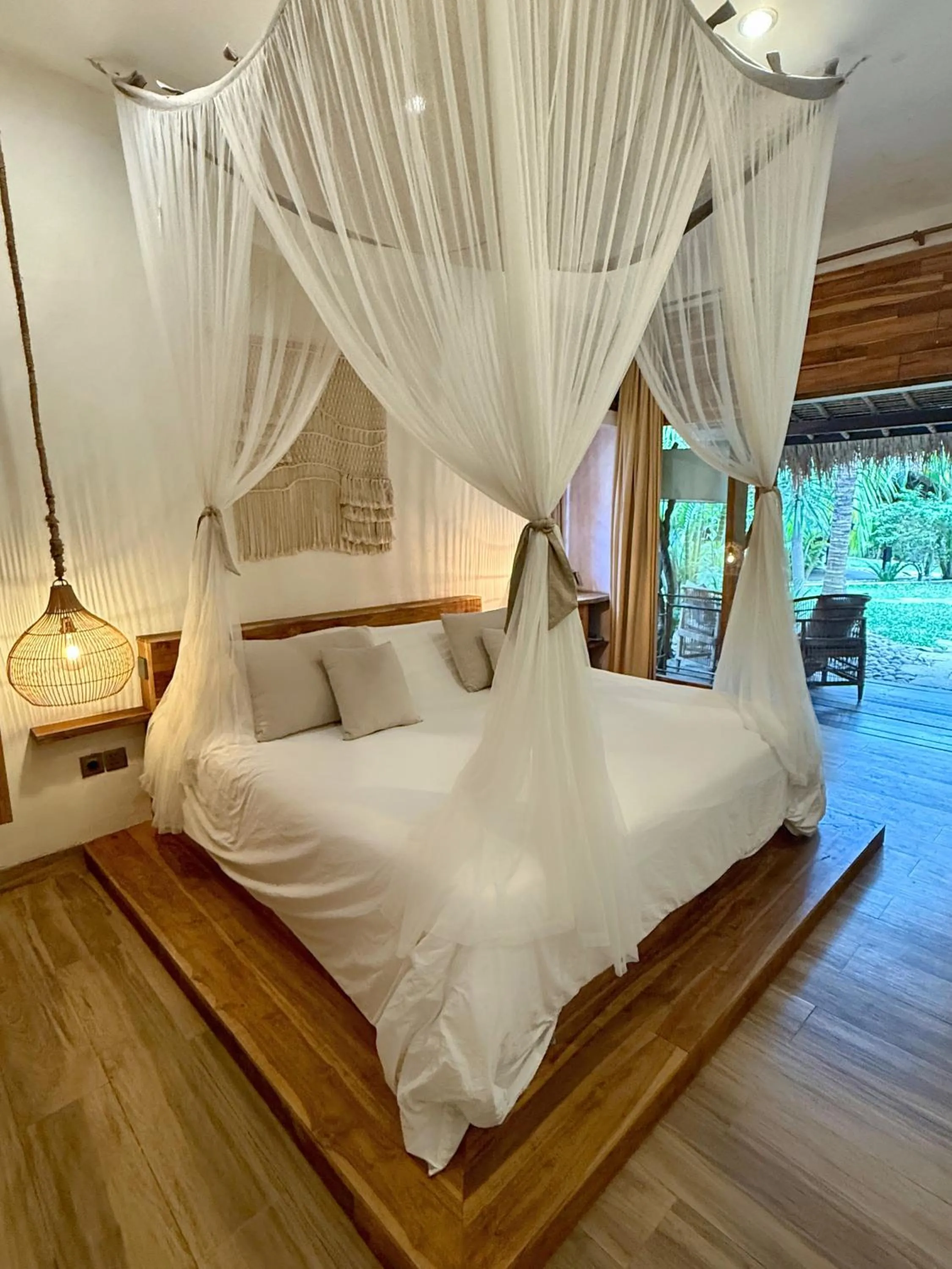 Bed in La Cabane