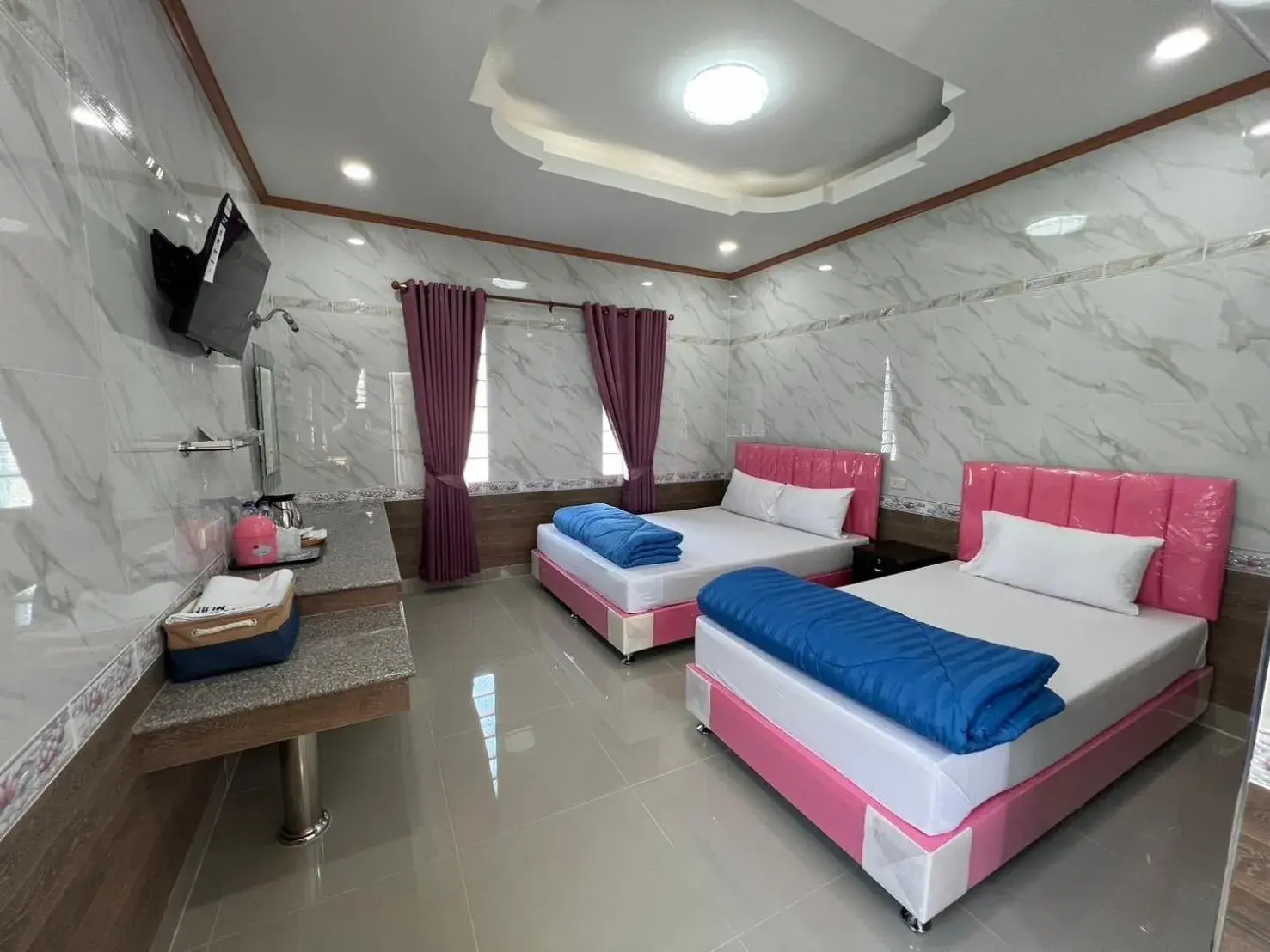 Deluxe Triple Room in Bualuang HOTEL Deluxe Triple Room in Bualuang HOTEL