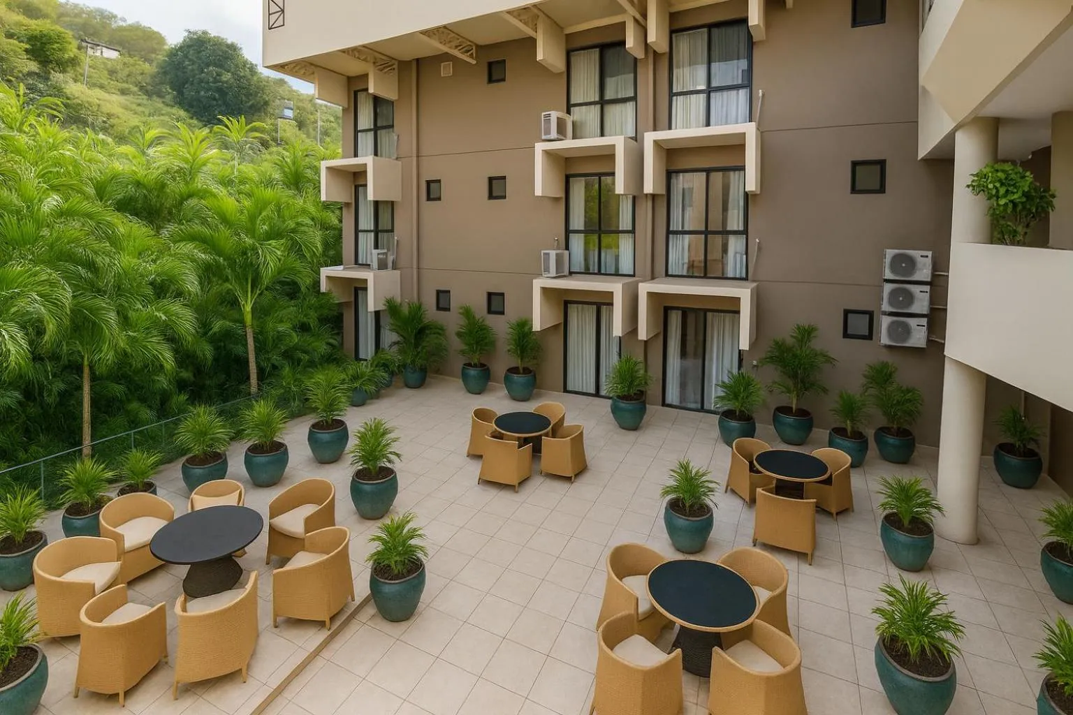 Property building in Ela Beach Hotel