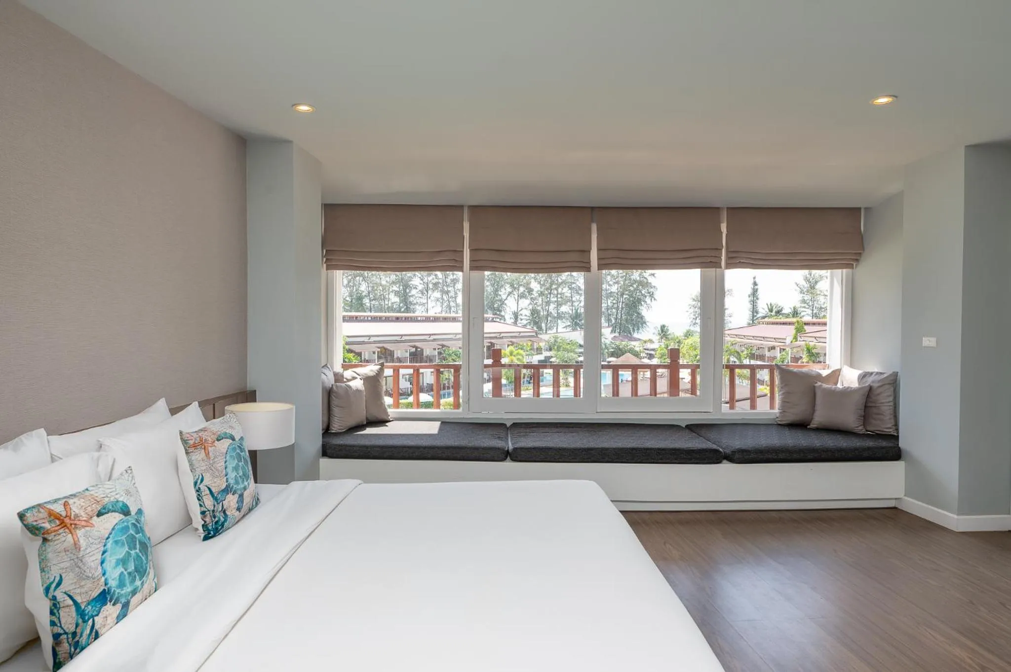 View (from property/room), Bed in Arinara Beach Resort Phuket - SHA Extra Plus