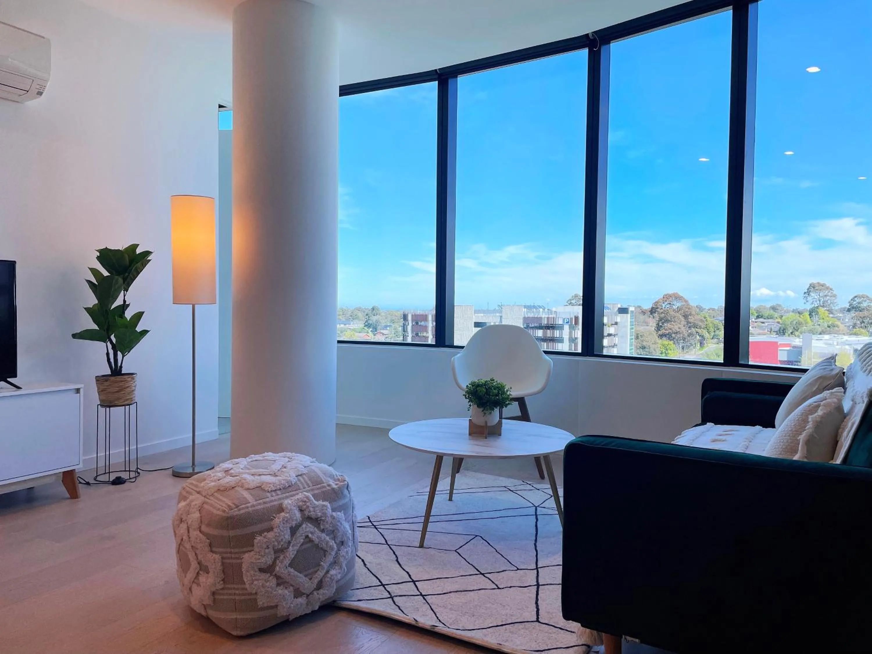 Living room in Skygarden Luxury Condo