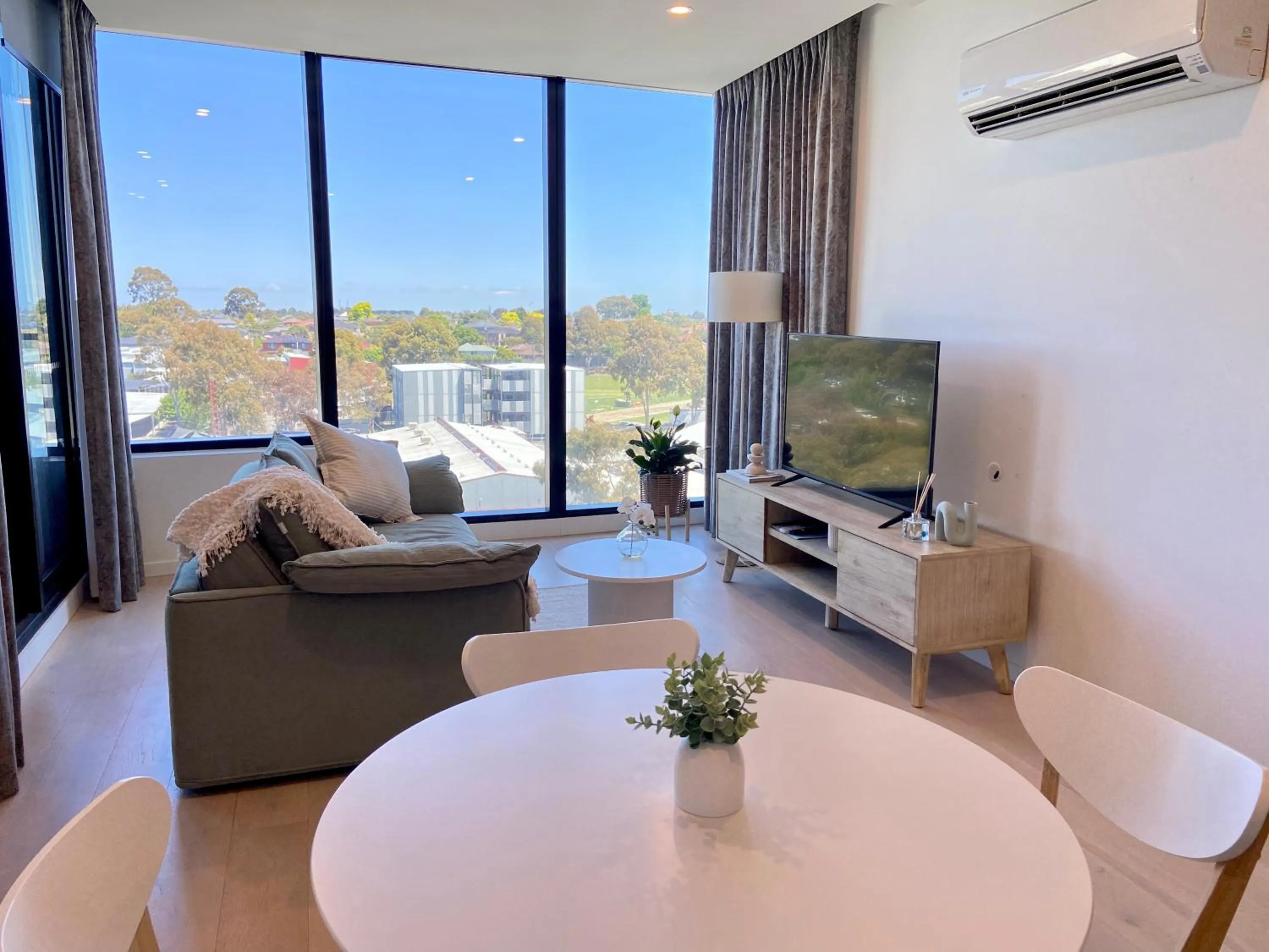 Living room in Skygarden Luxury Condo