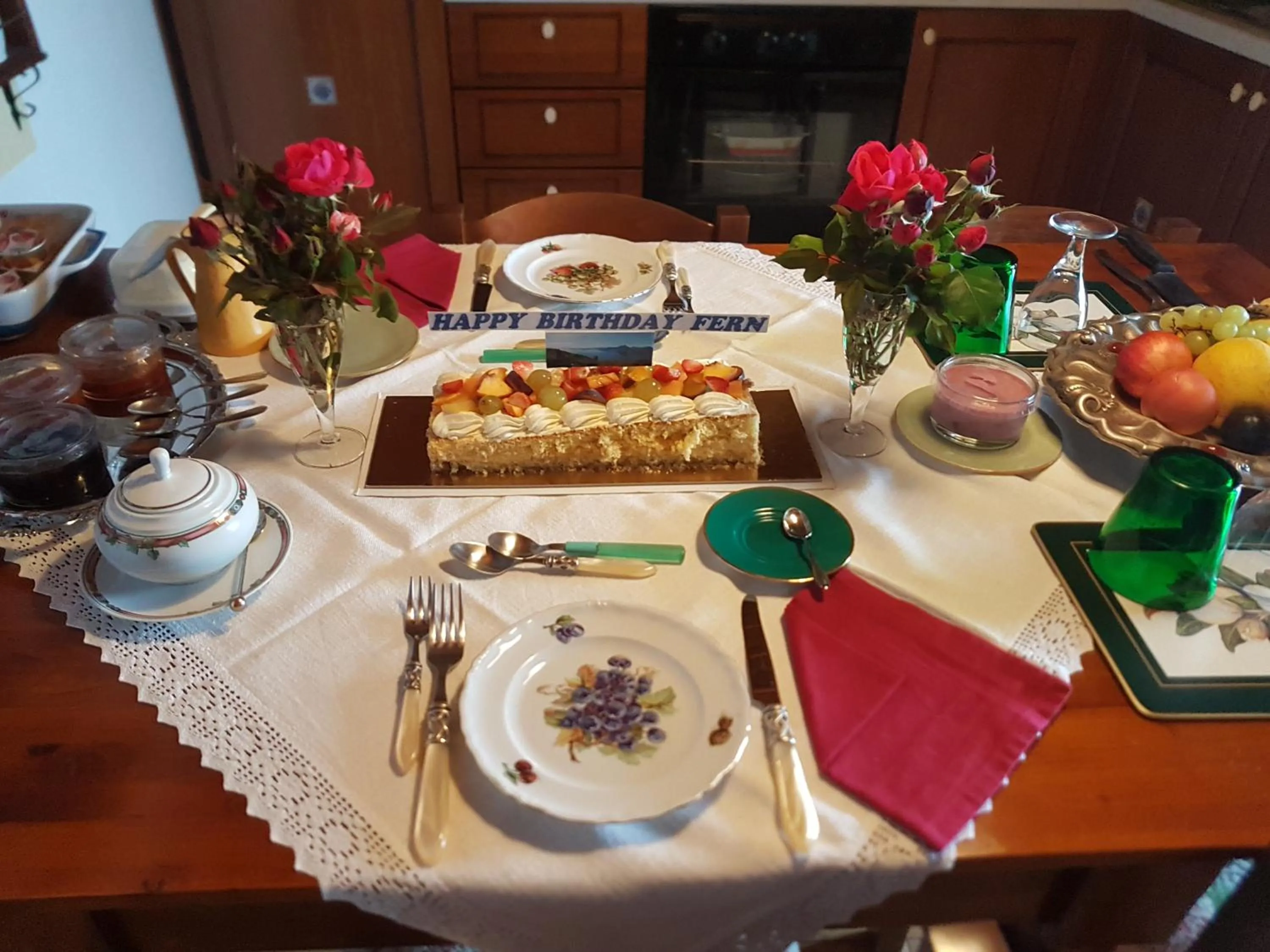 Kitchen or kitchenette in B&B da Paolo con vista Lago di Garda