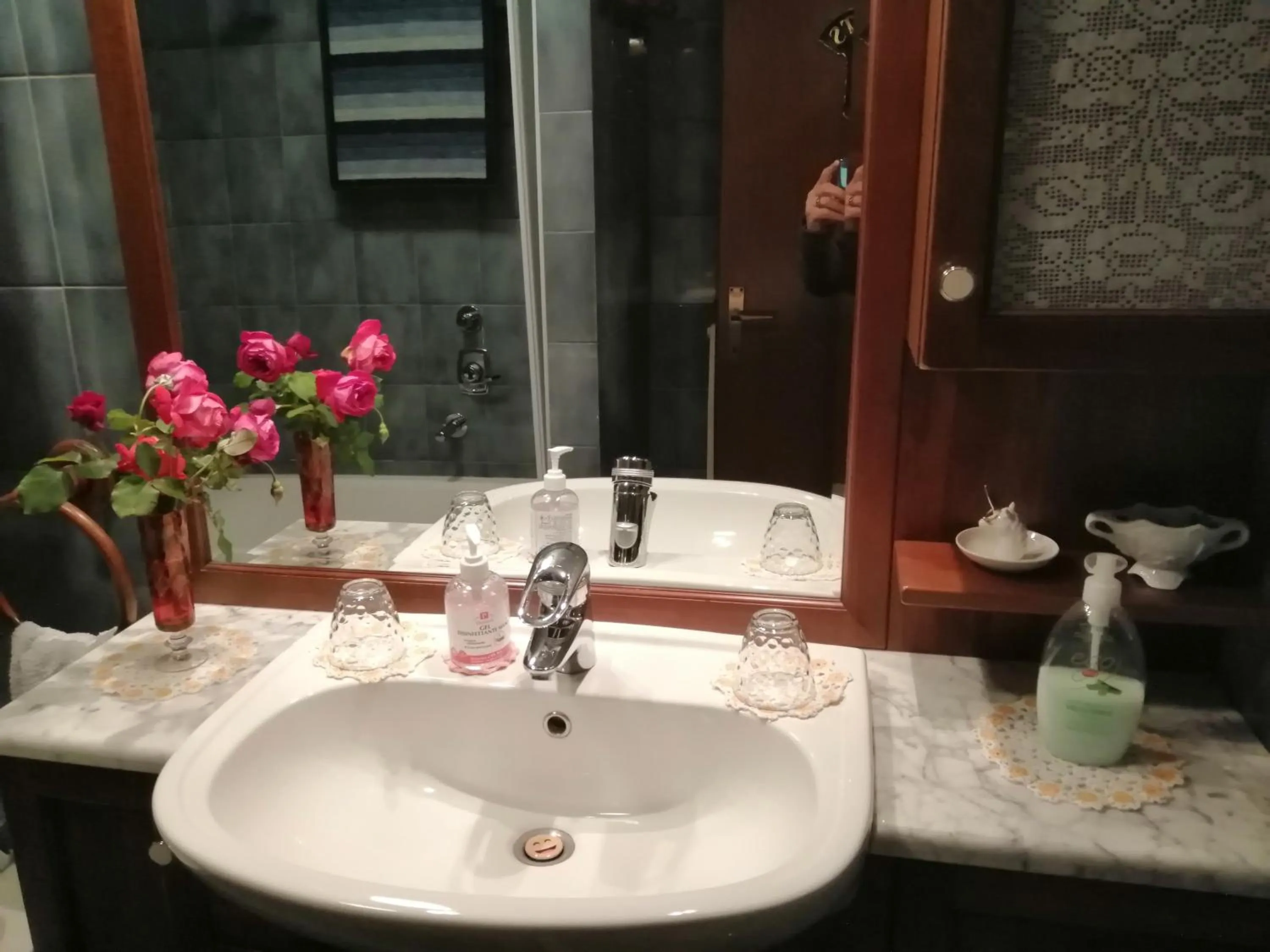 Bathroom in B&B da Paolo con vista Lago di Garda