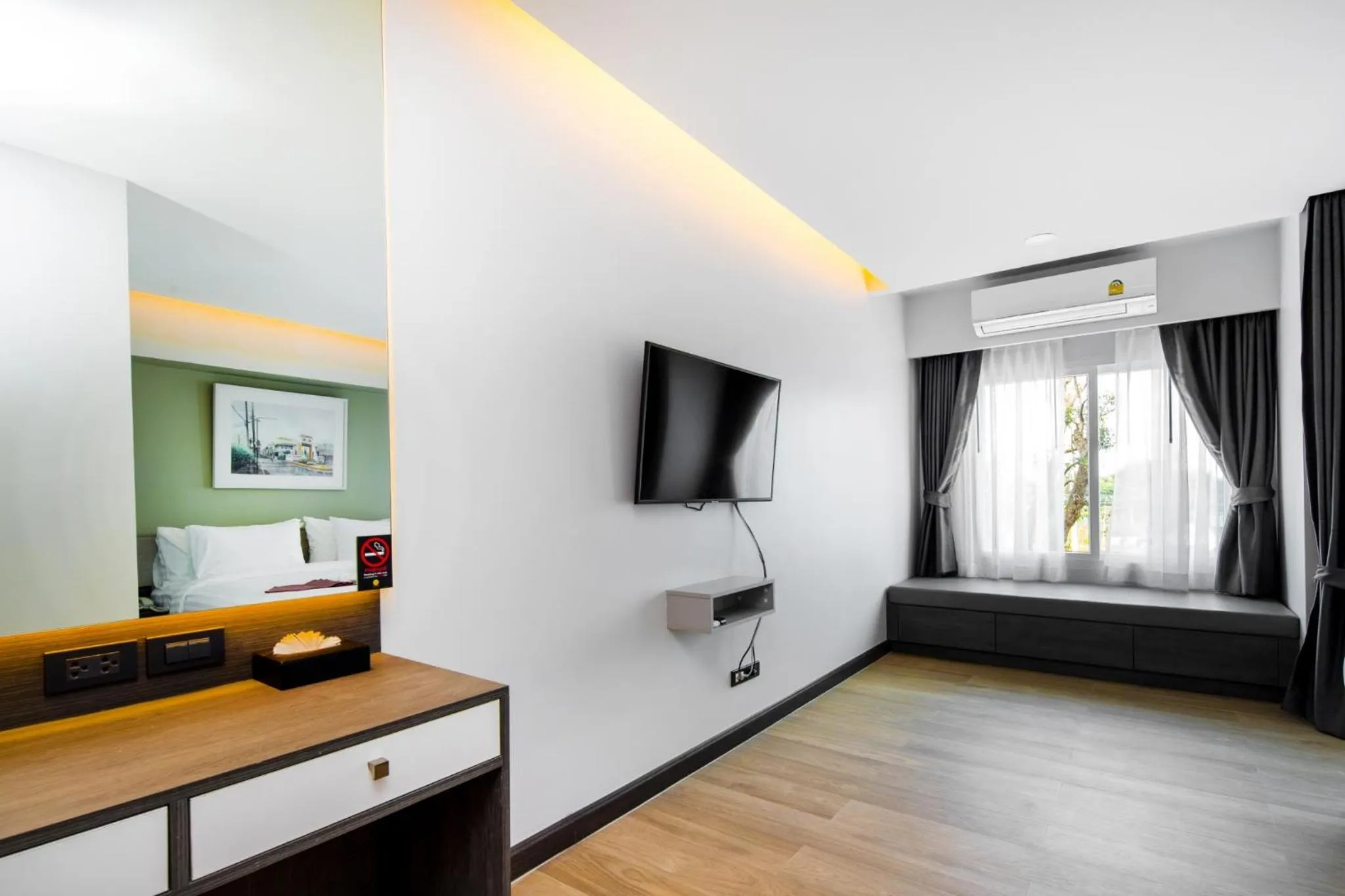 Bed in Benjaphorn Grandview Hotel