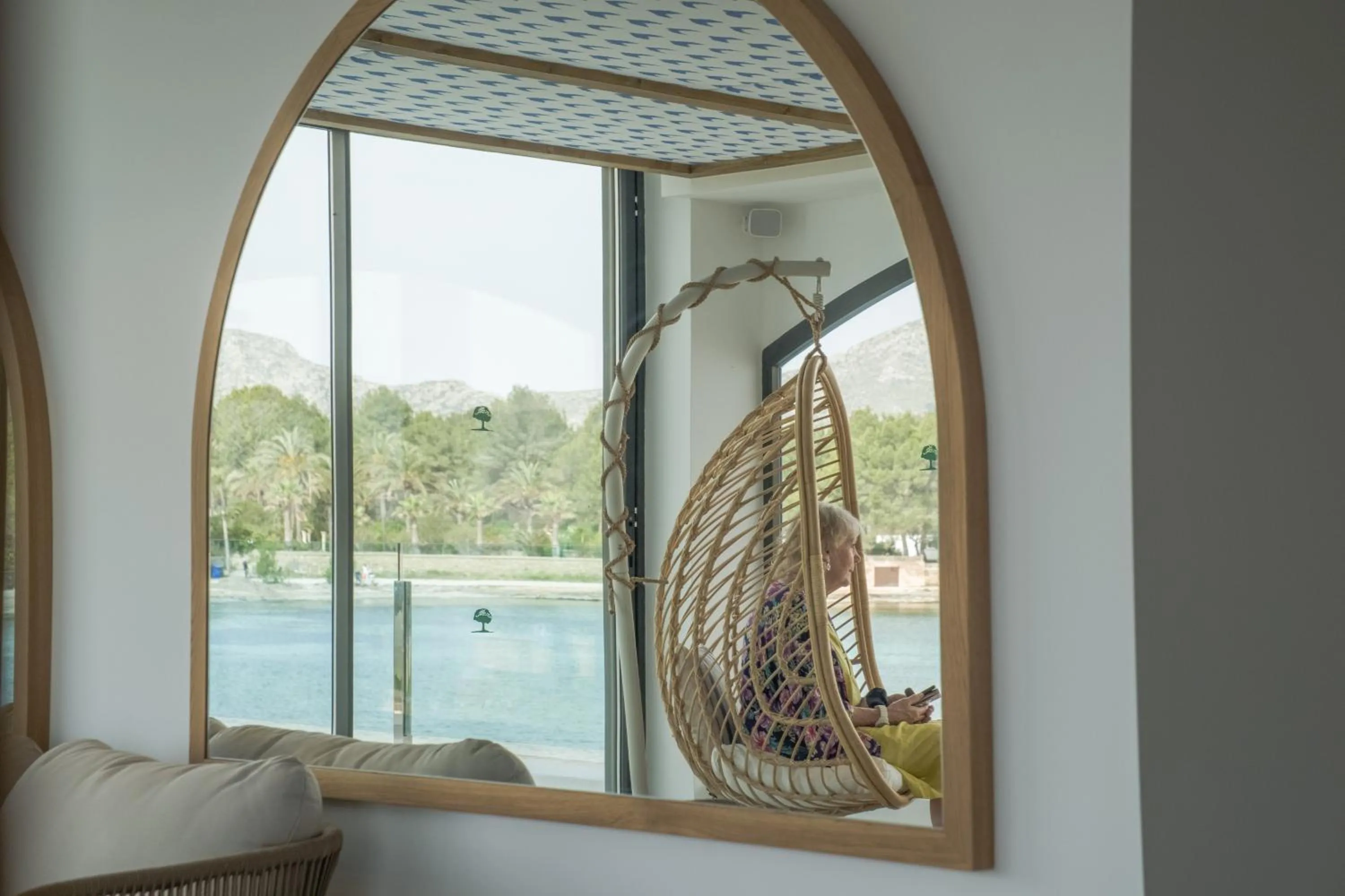 Pool view in Hotel Moré