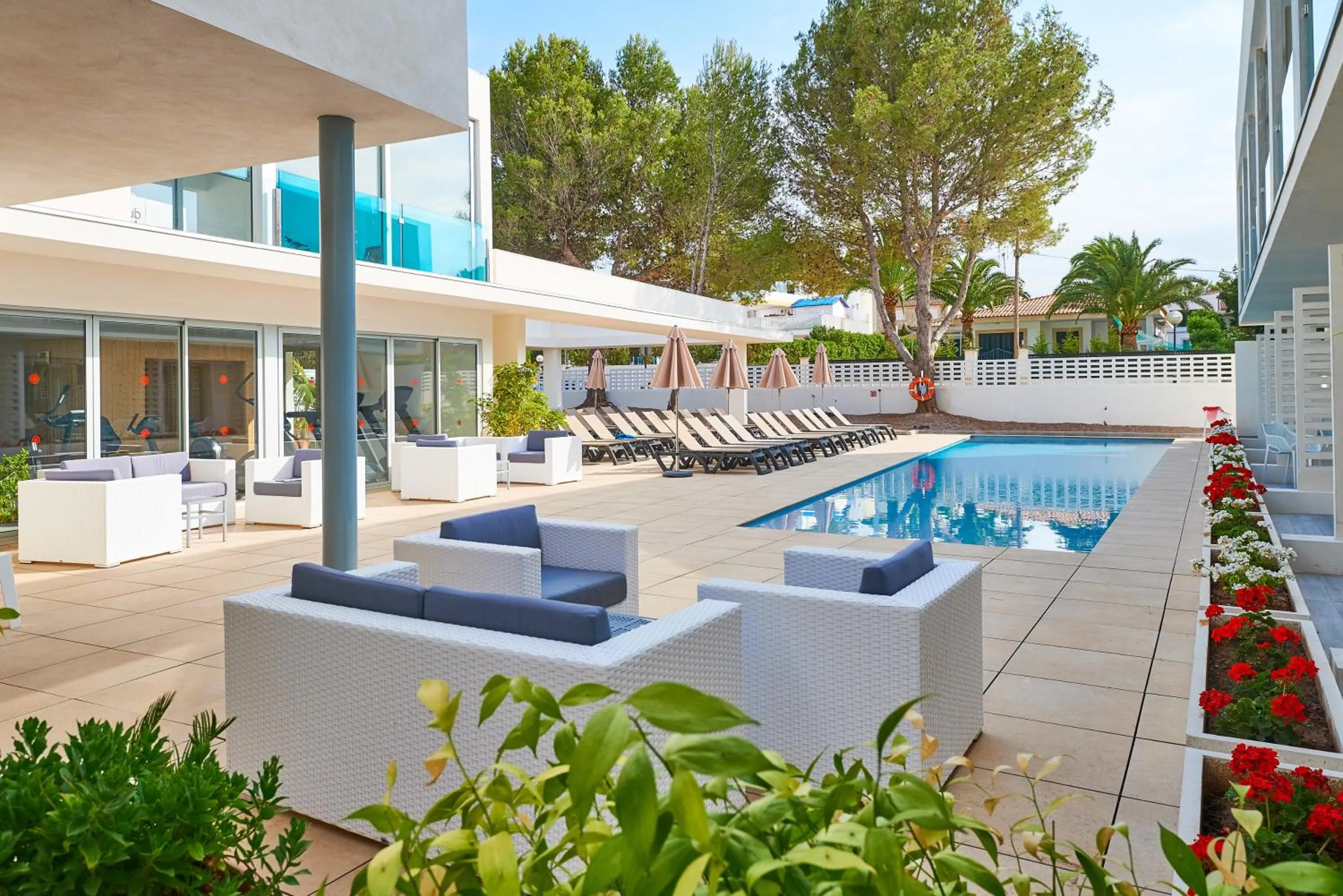 Patio in Hotel Moré