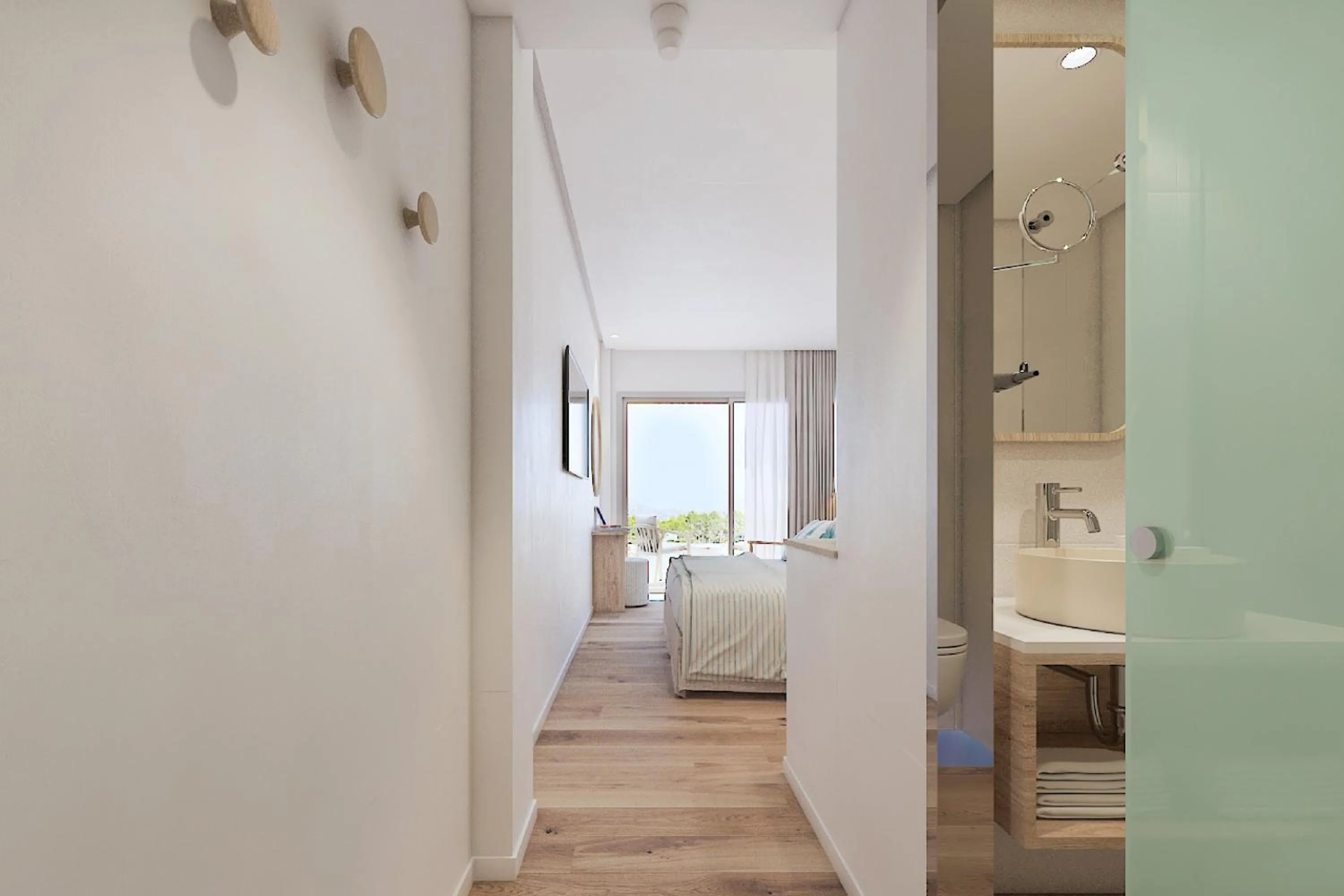 Photo of the whole room, Bed in Hotel Moré