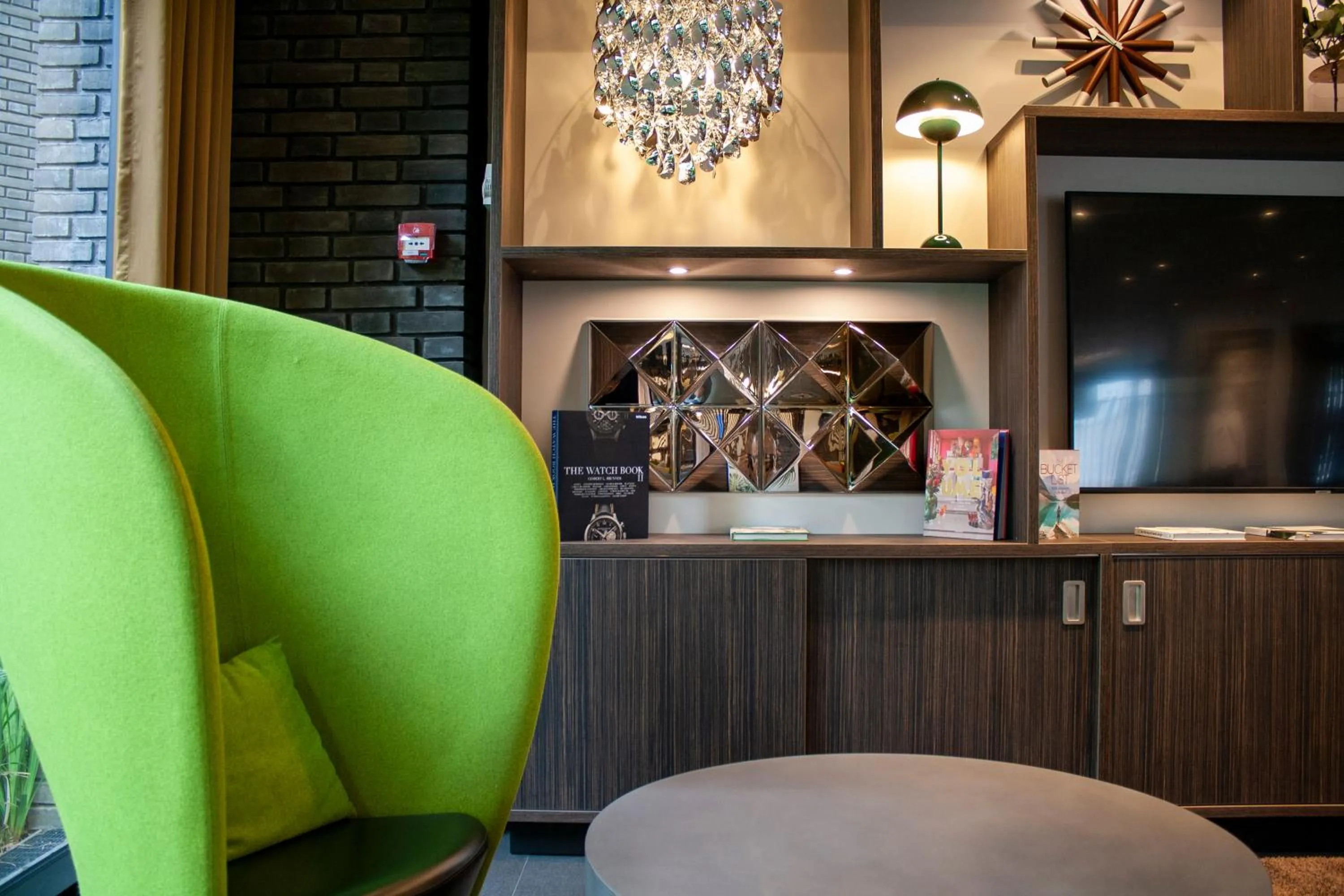 Communal lounge/ TV room in Wakeup Copenhagen - Borgergade