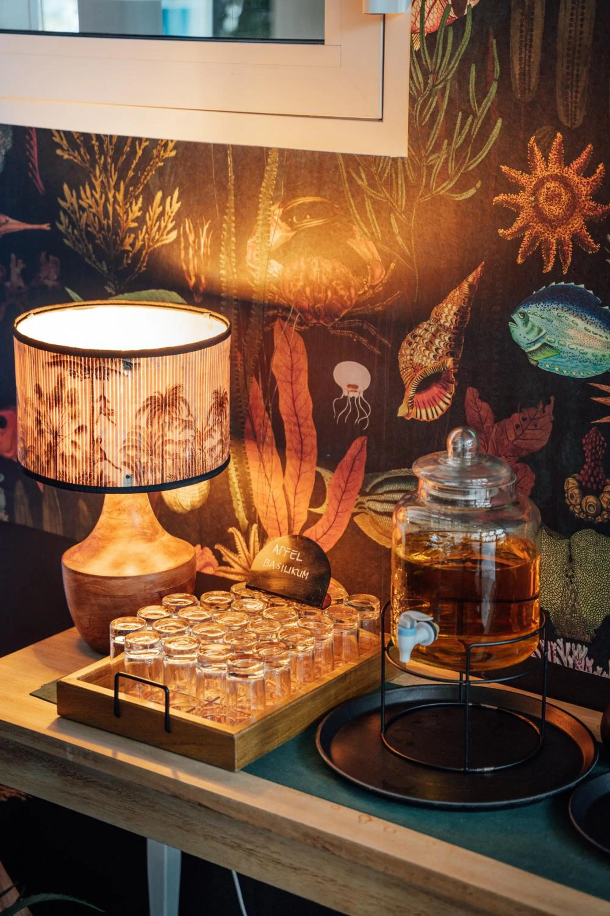 Food and drinks in Aqua Hotel