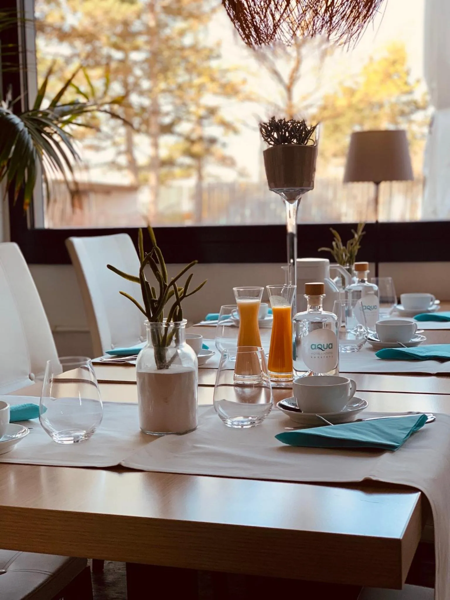 Restaurant/places to eat in Aqua Hotel