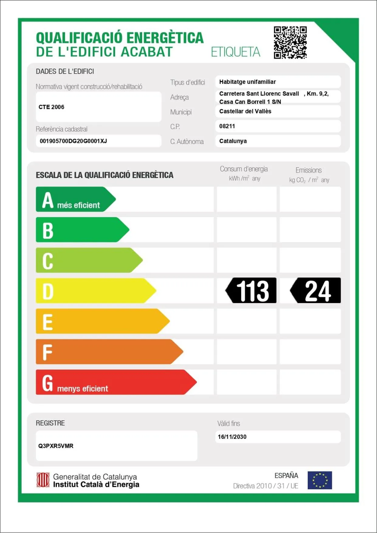 Property building in Can Borrell