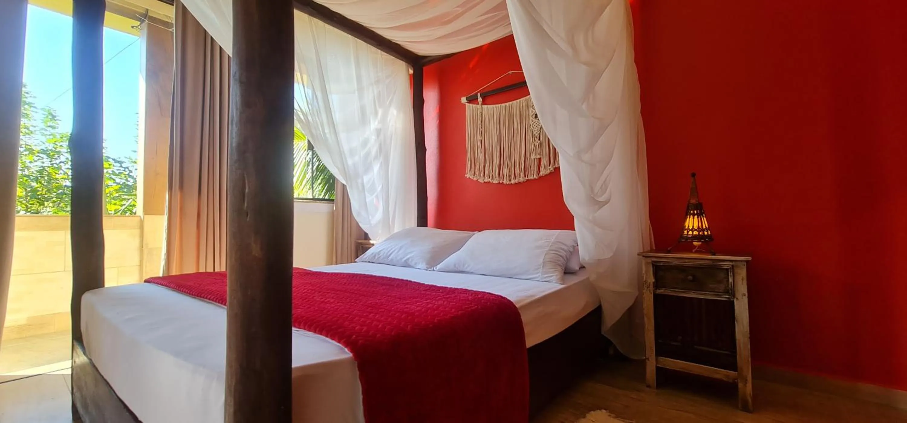 Bed in Hotel Ferrugem Eco Village