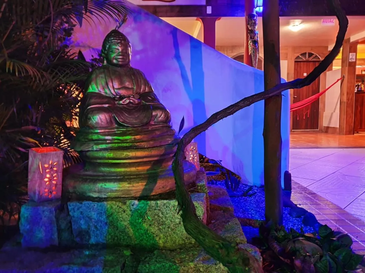 Decorative detail in Hotel Ferrugem Eco Village