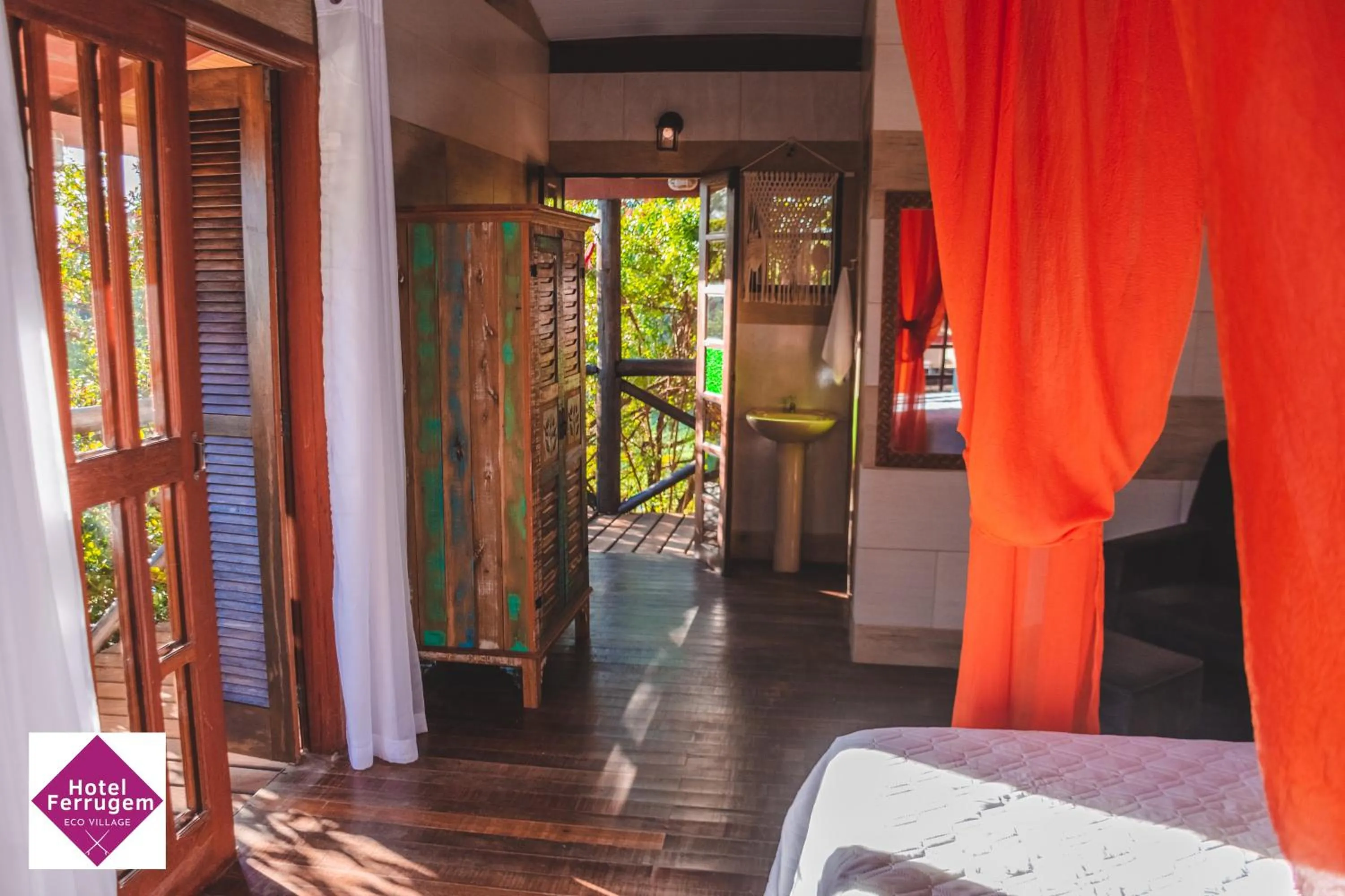 Photo of the whole room, Bed in Hotel Ferrugem Eco Village
