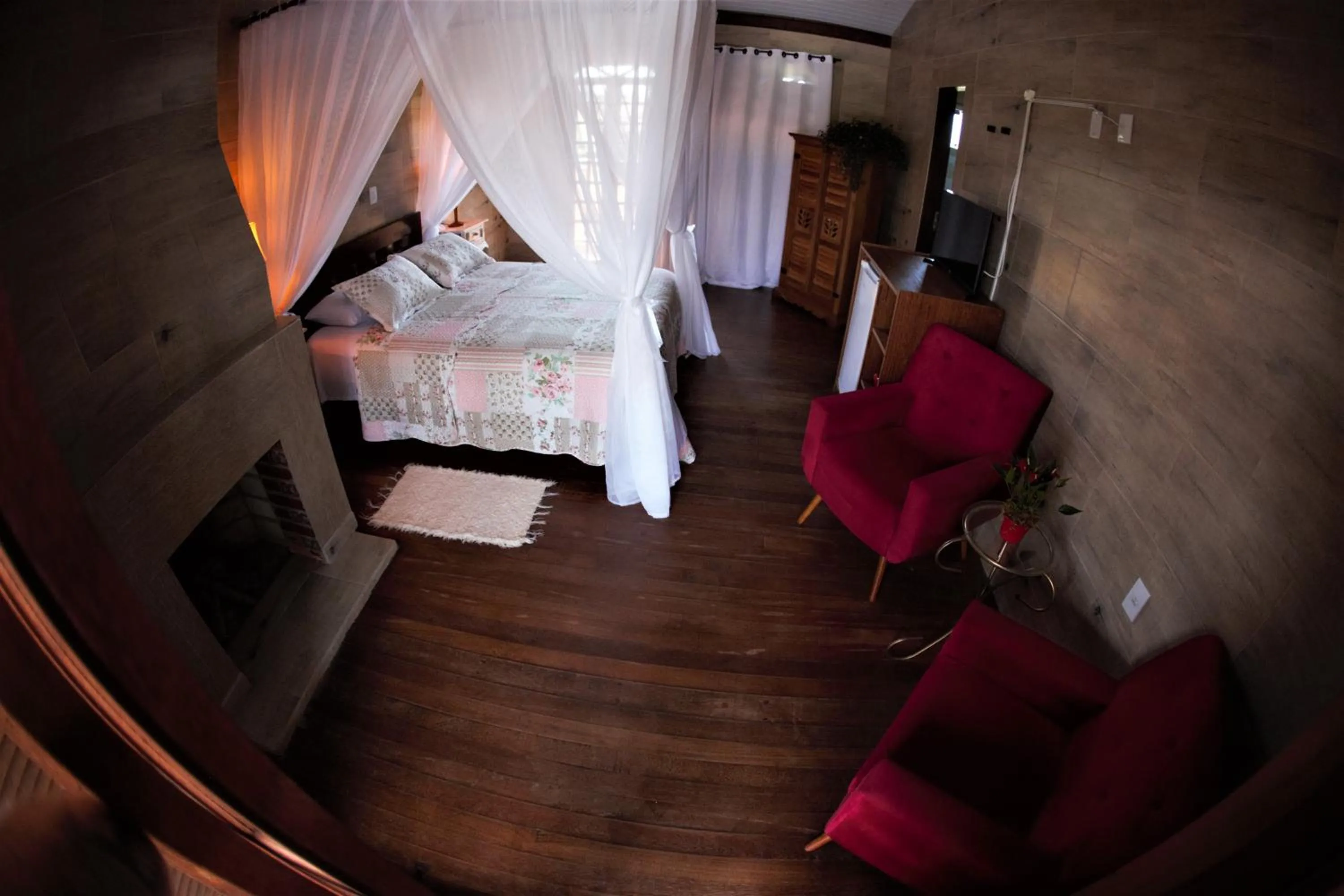 Bedroom, Bed in Hotel Ferrugem Eco Village