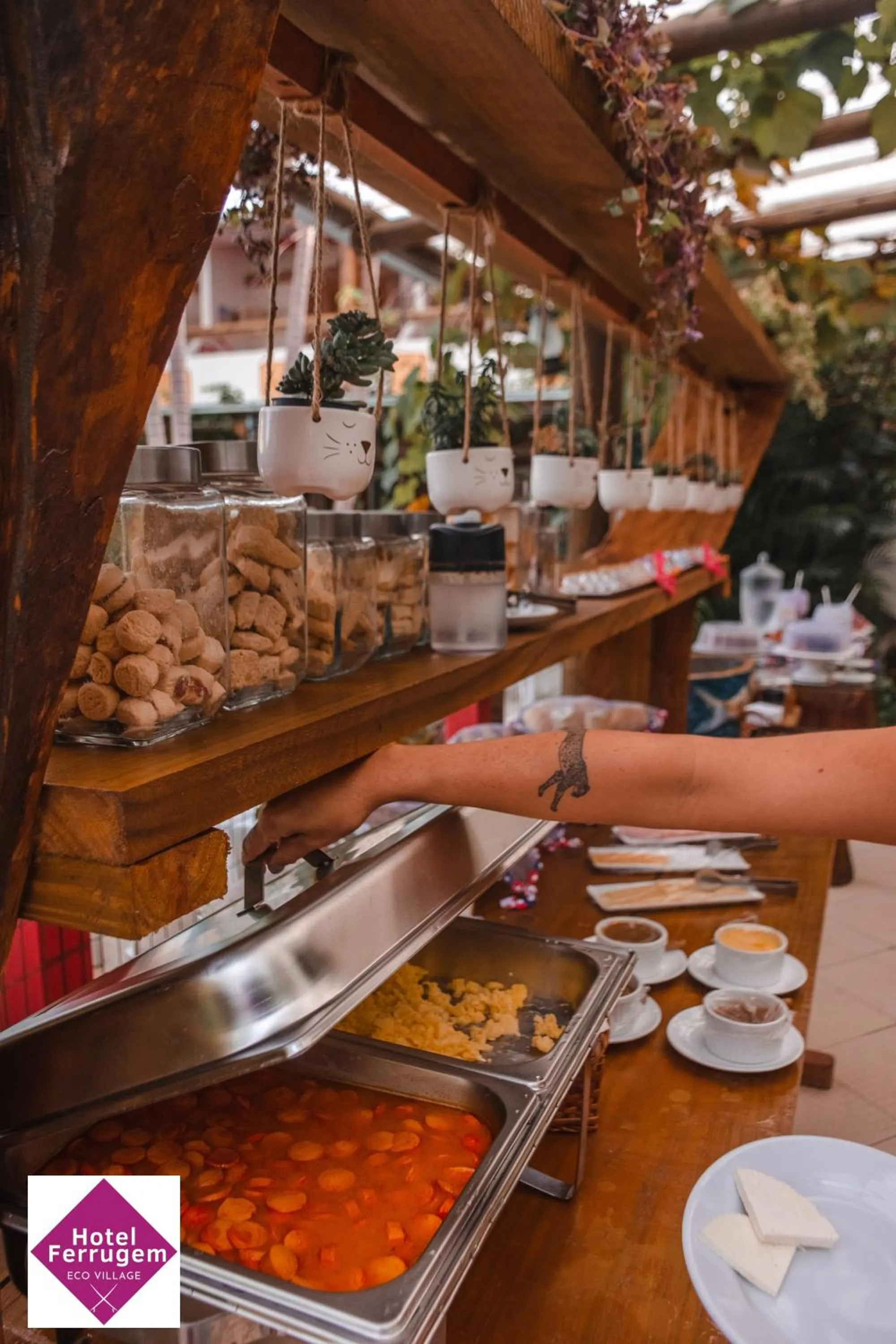Breakfast in Hotel Ferrugem Eco Village