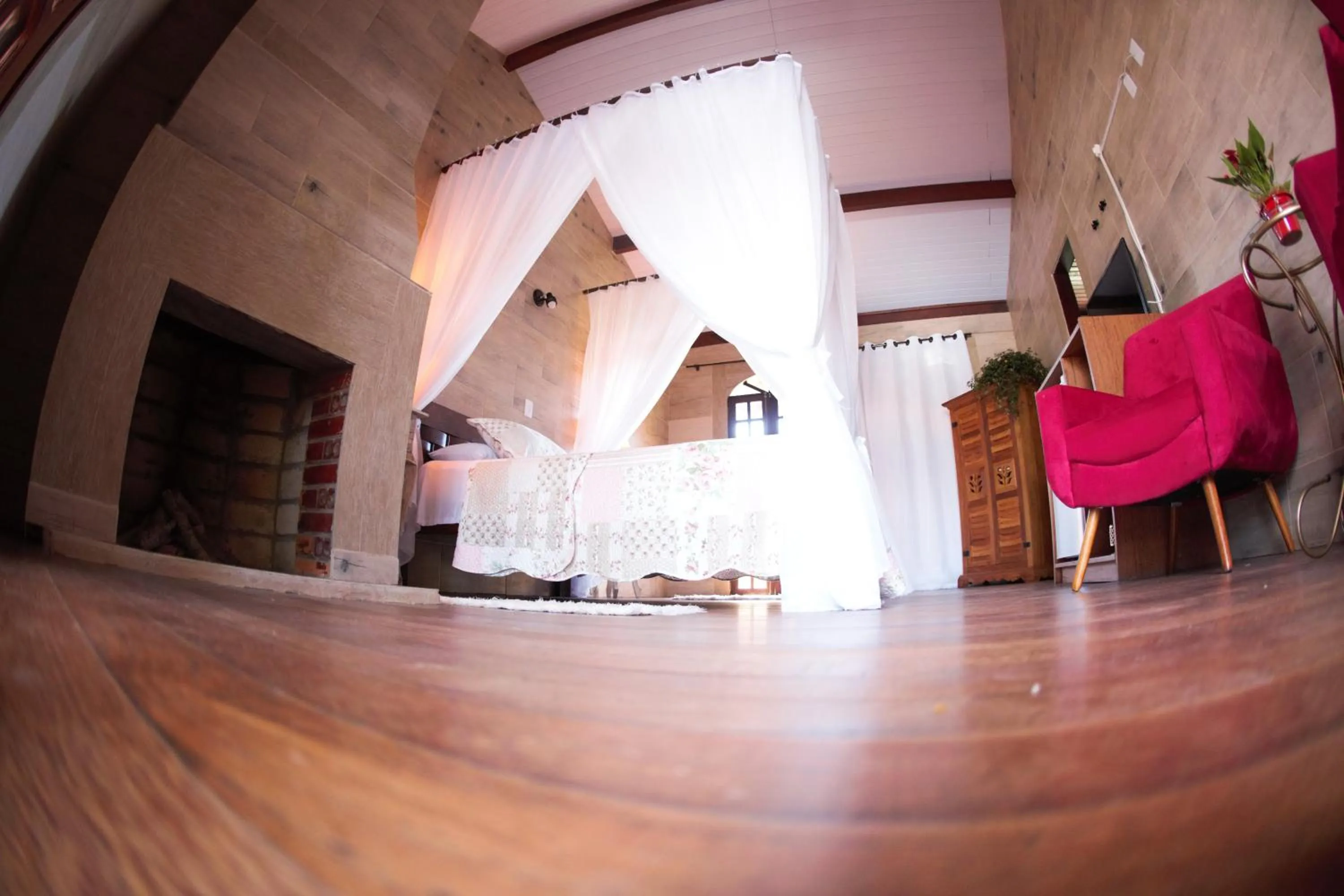 Bedroom in Hotel Ferrugem Eco Village