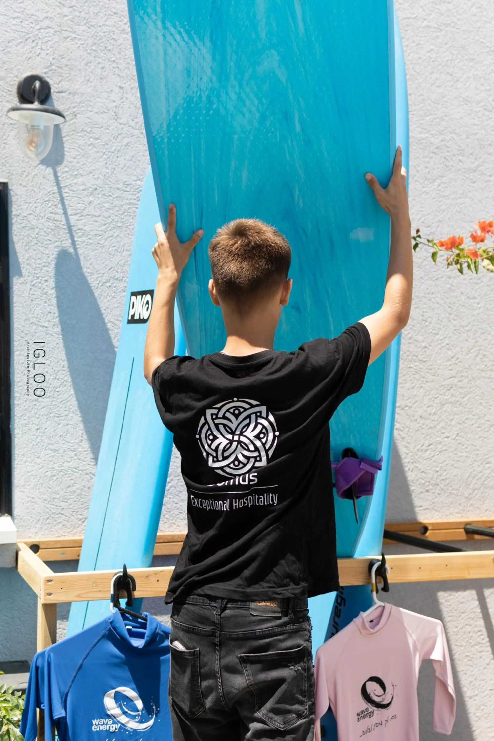 Decorative detail in Domus Bat Galim Hotel