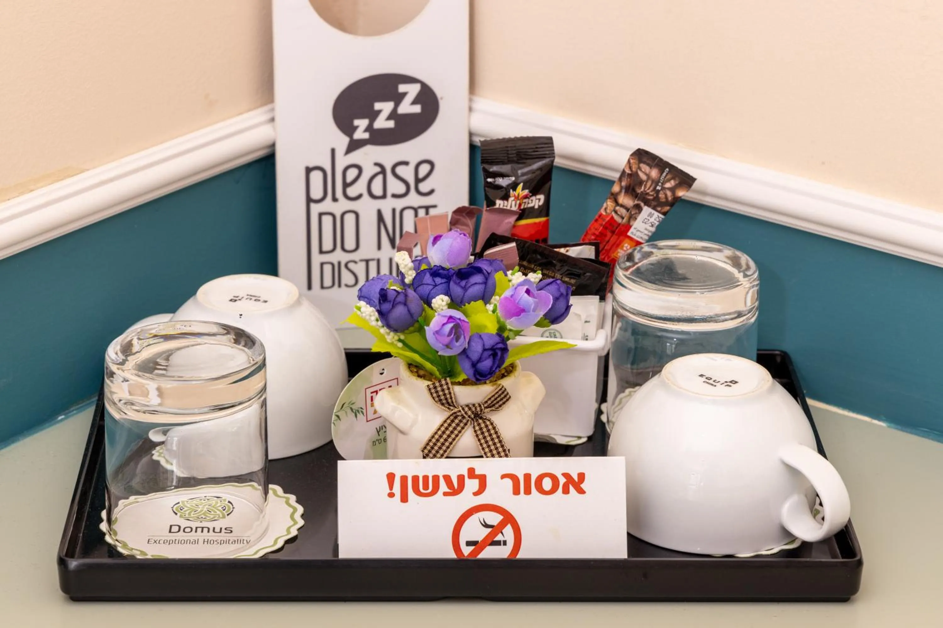 Coffee/tea facilities in Domus Bat Galim Hotel