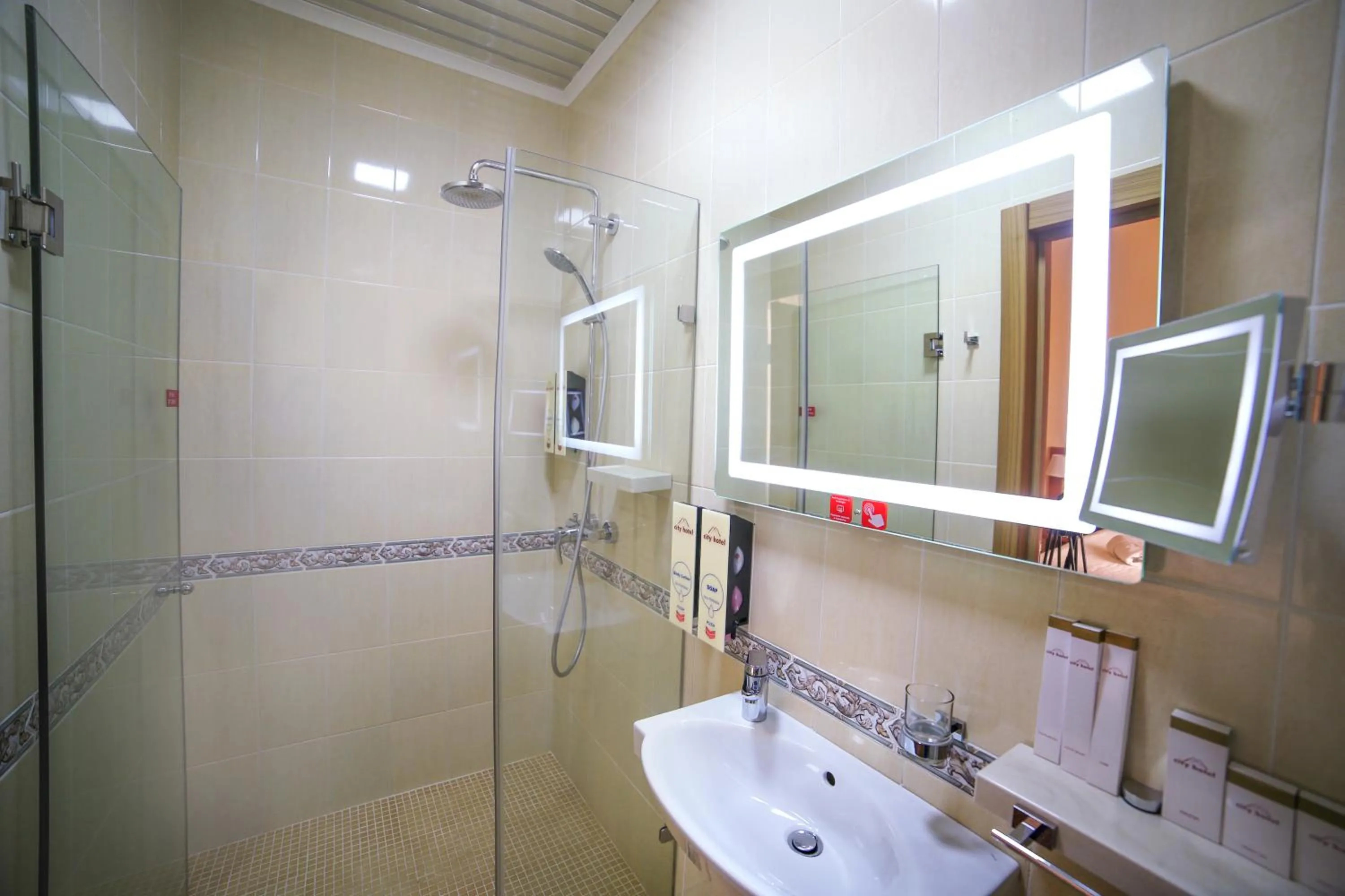 Decorative detail in City Hotel Bishkek