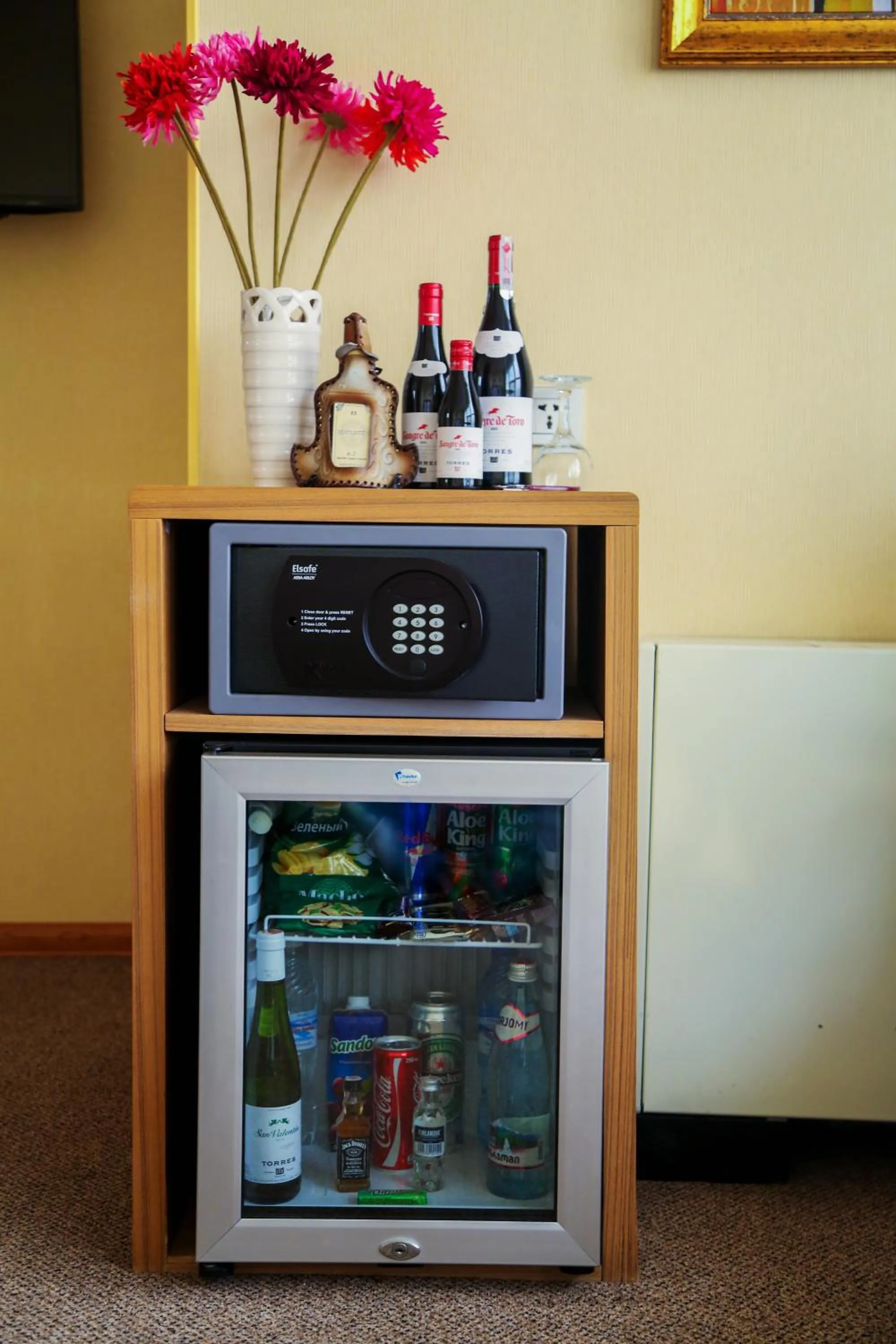 Decorative detail in City Hotel Bishkek