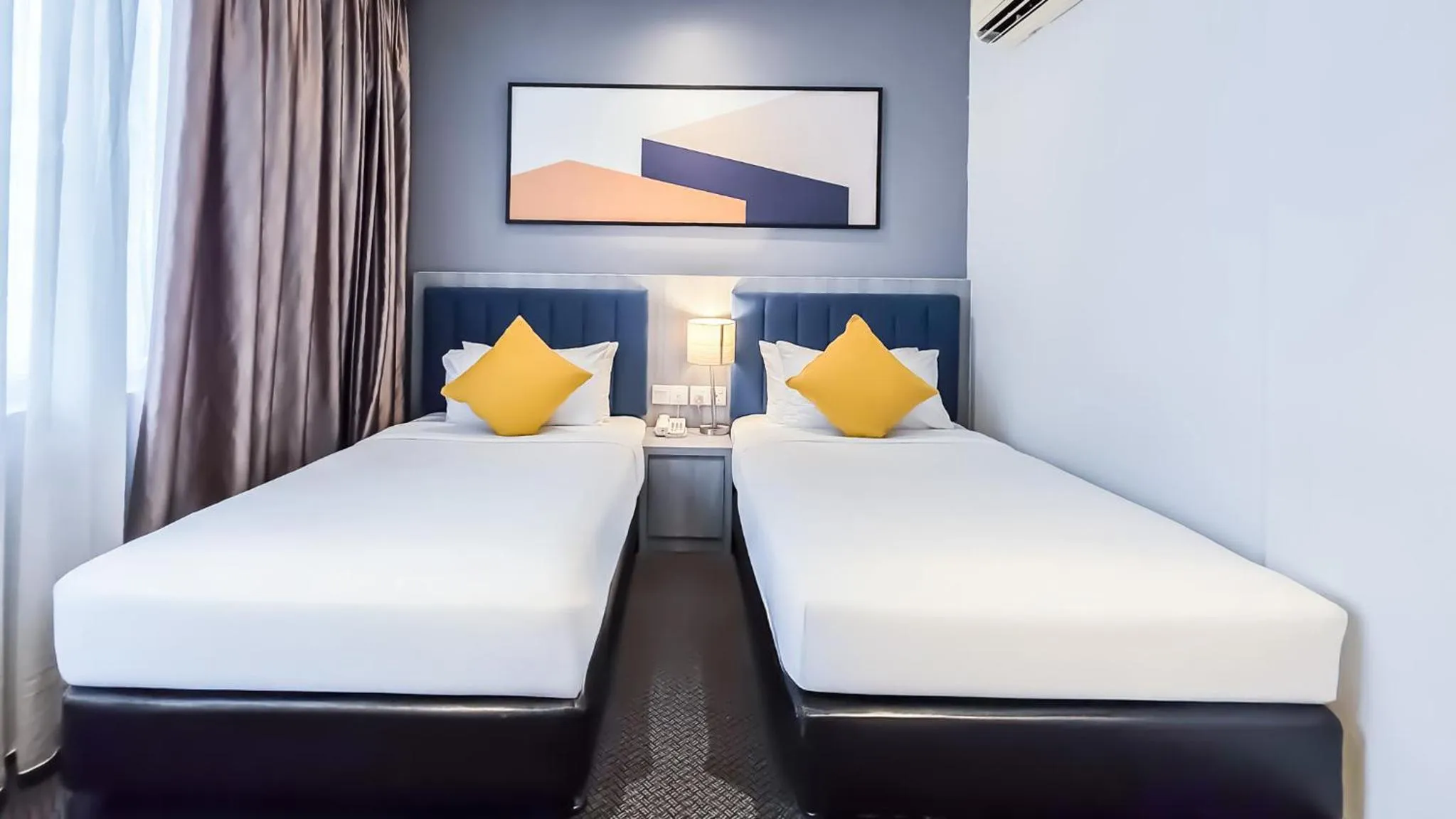 Bed in Fives Hotel Johor Bahru City Centre