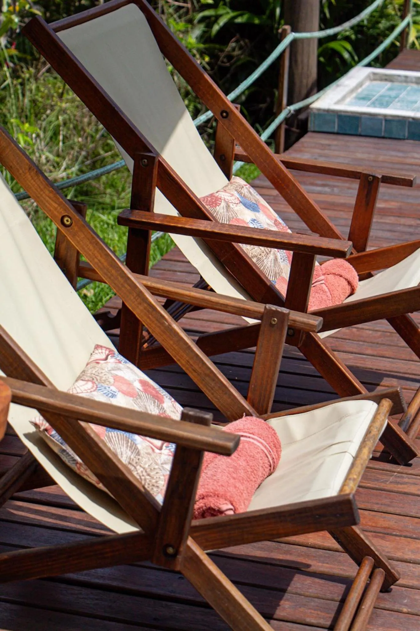 sunbed in Bella Gamboa Casa da Praia - Praia da Argila - Gamboa -