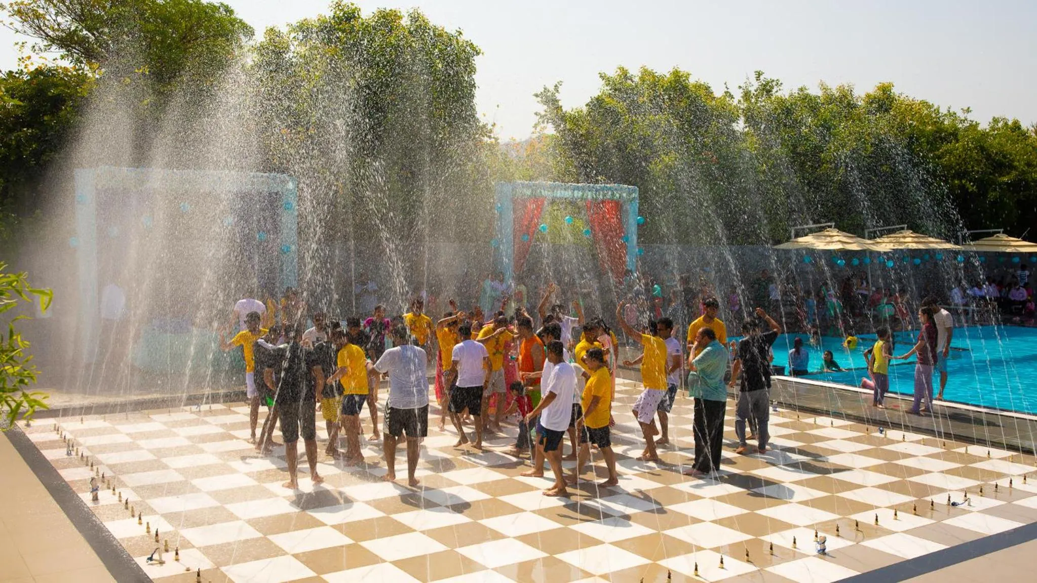 Swimming pool in Lal Bagh Resort Ranakpur - Step into the wild, Stay in luxury