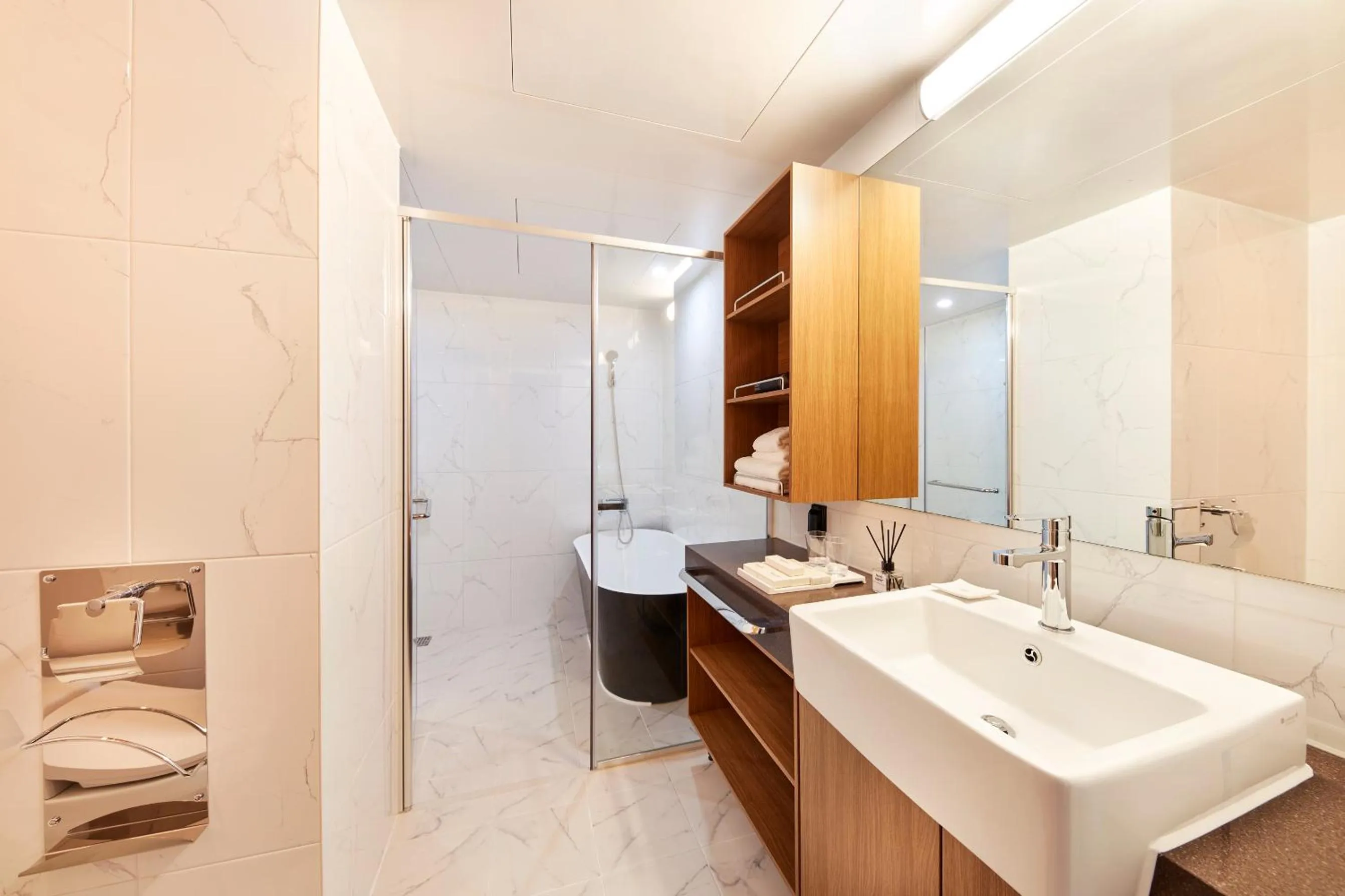 Bathroom in Ramada by Wyndham Gumi
