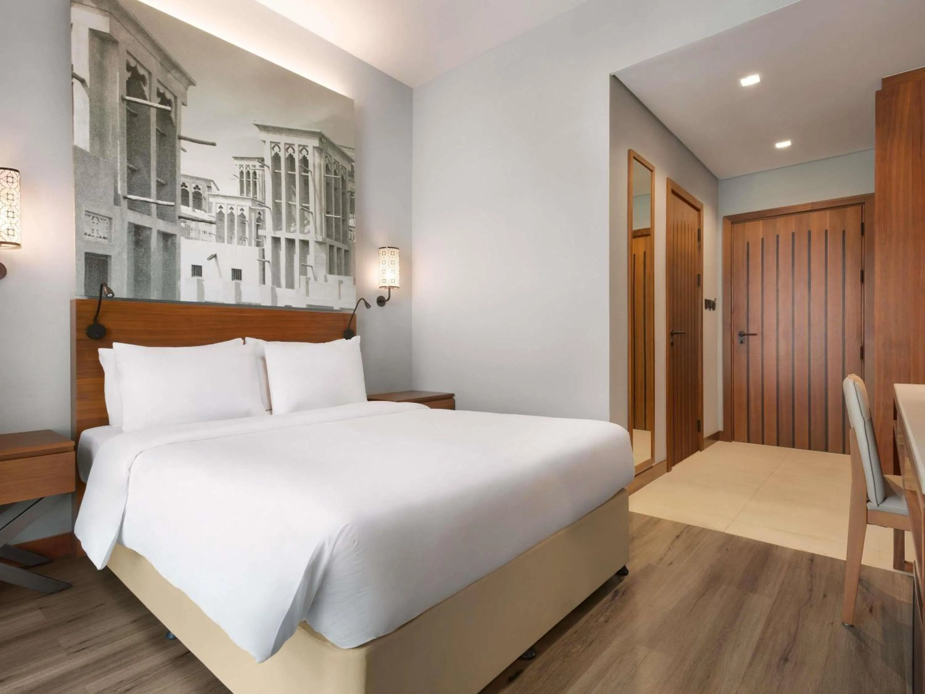 Bedroom, Bed in ibis Styles Dubai Gold District