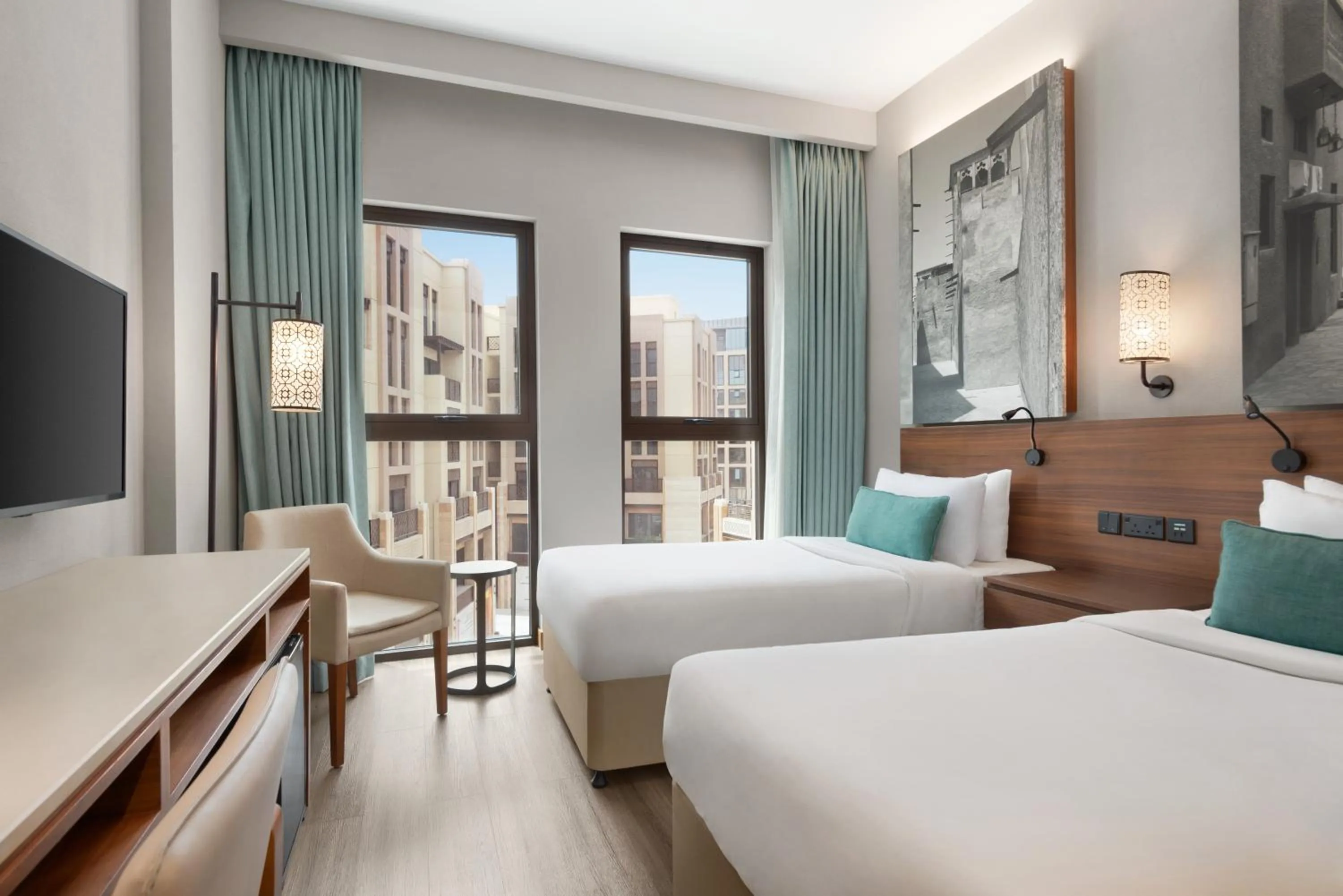 Bedroom, Bed in ibis Styles Dubai Gold District