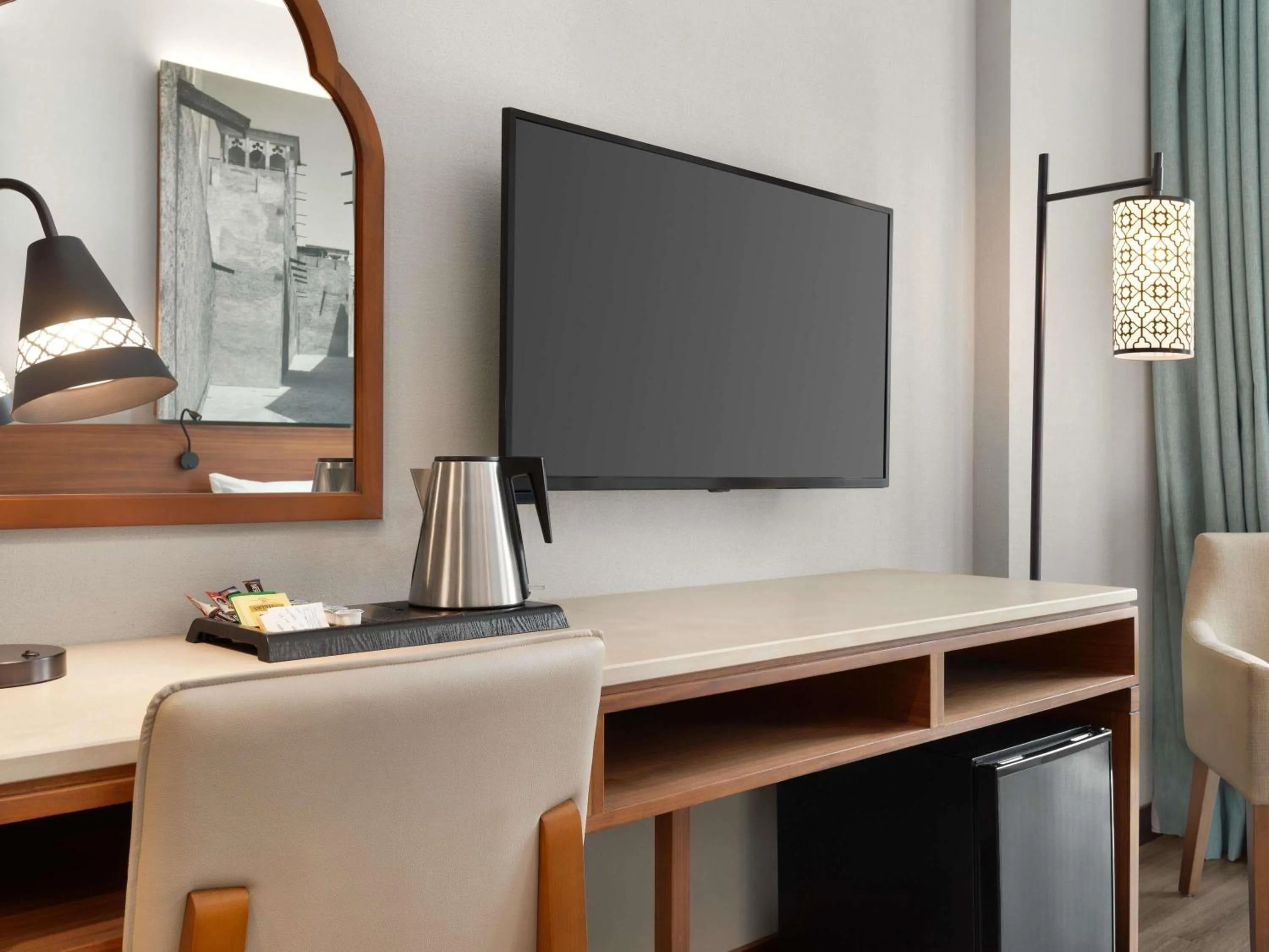 Bedroom in ibis Styles Dubai Gold District