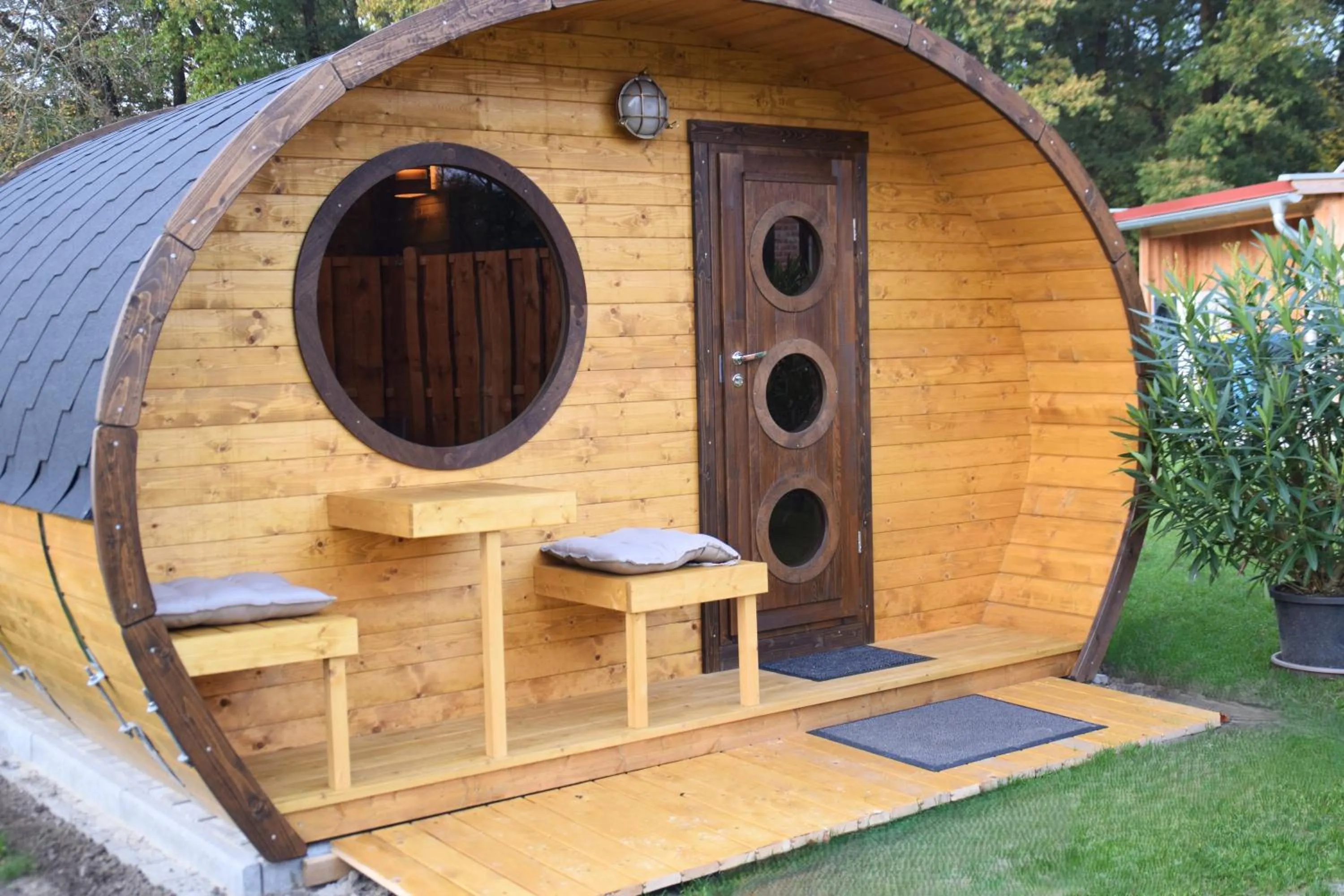 Garden in DZ/EZ Lodberger Scheunencafe