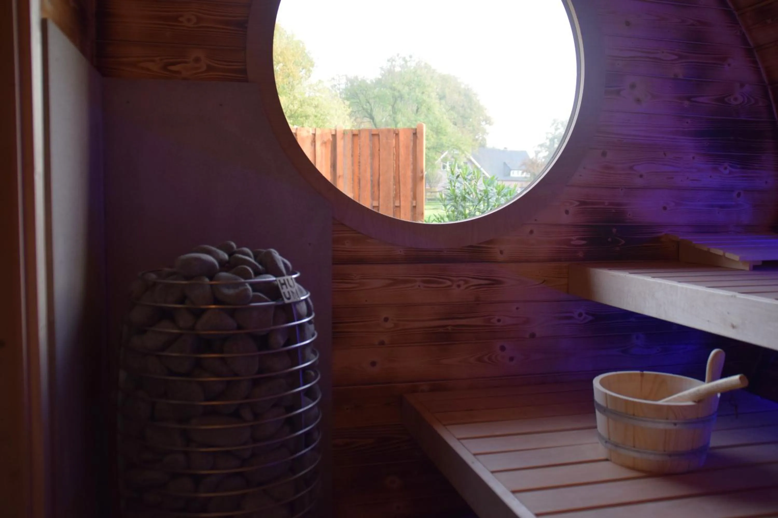 Sauna in DZ/EZ Lodberger Scheunencafe