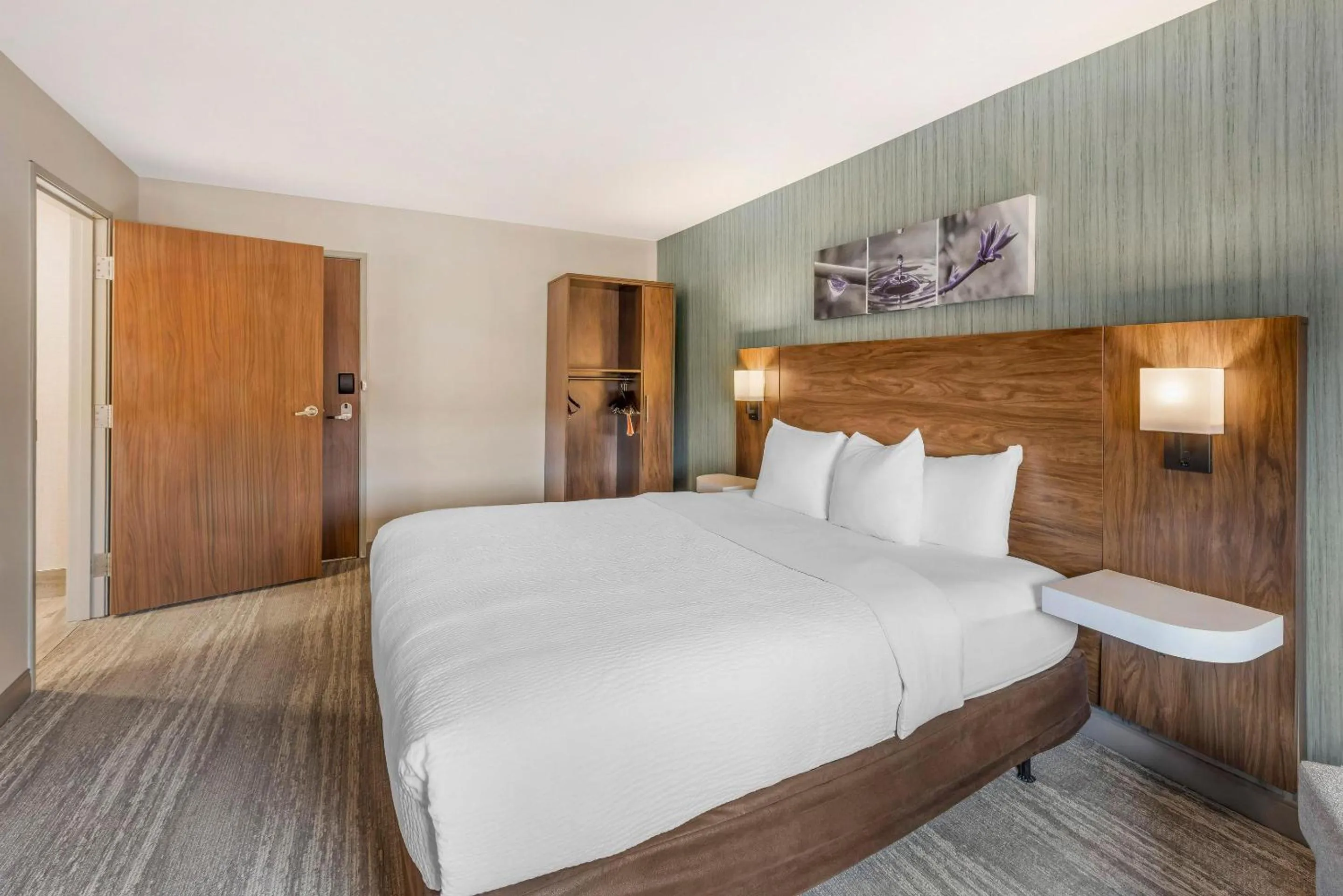 Bedroom, Bed in Sleep Inn Oakbrook Terrace - Chicago