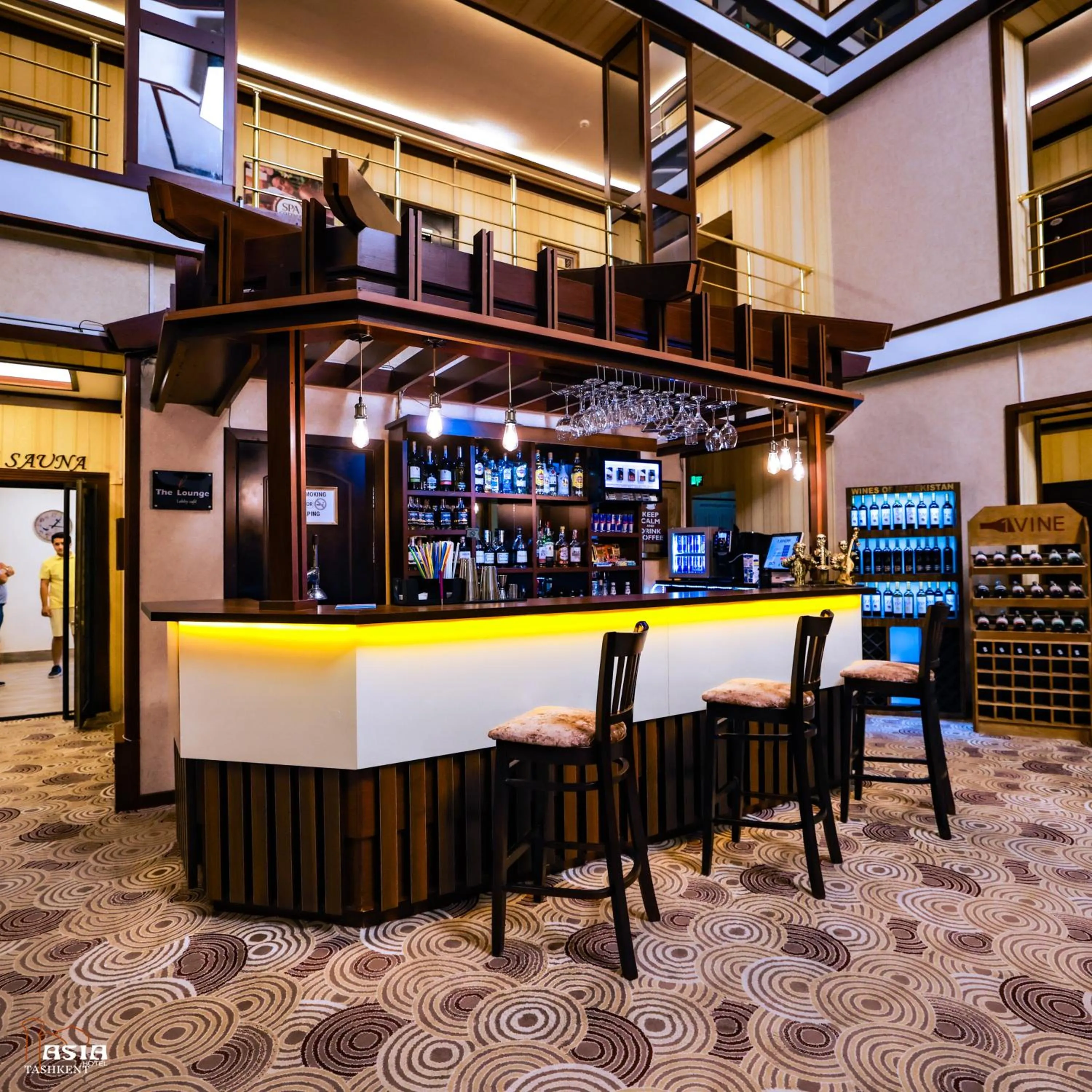 Lounge or bar in Asia Tashkent Hotel