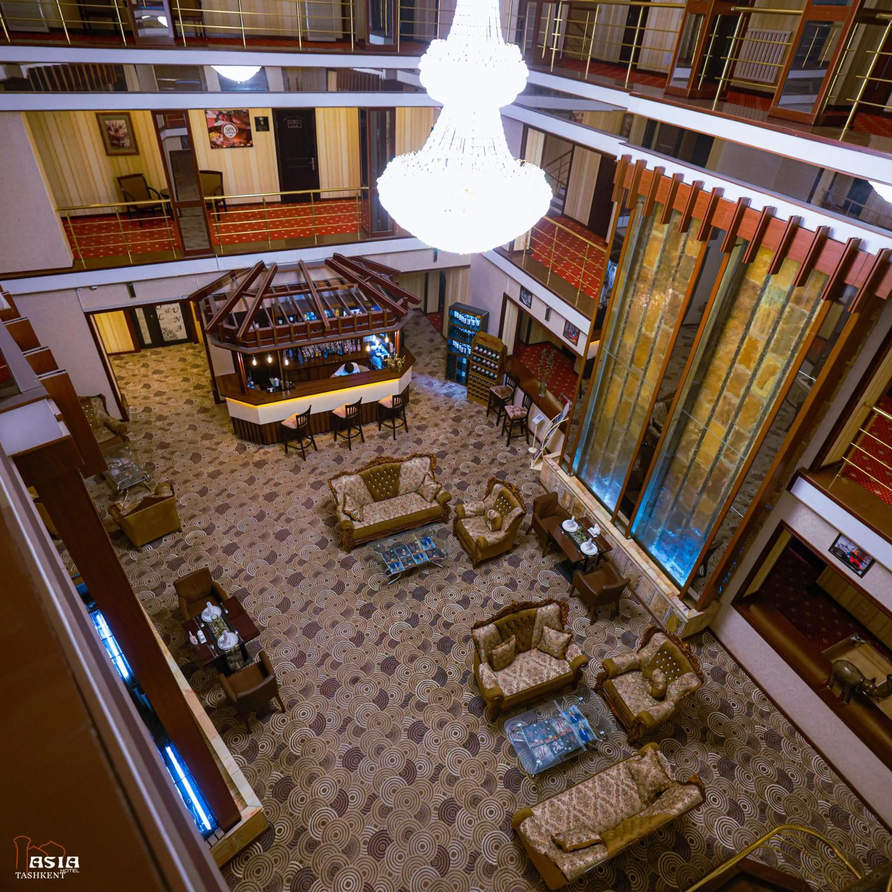 Lobby or reception in Asia Tashkent Hotel
