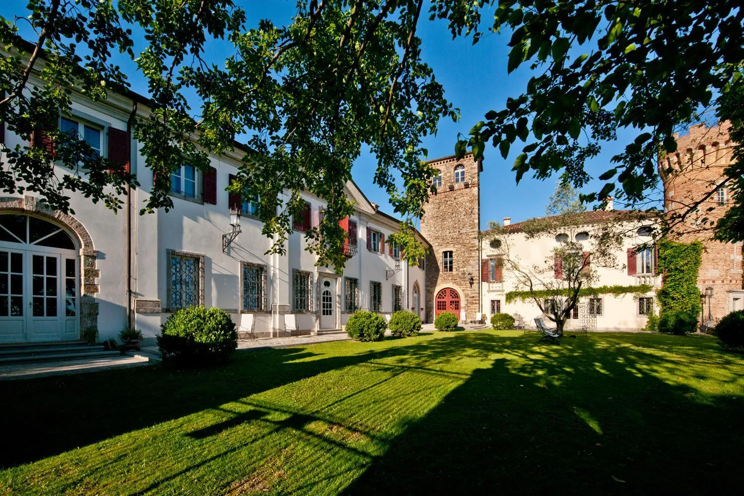 Garden view in Castello di Buttrio