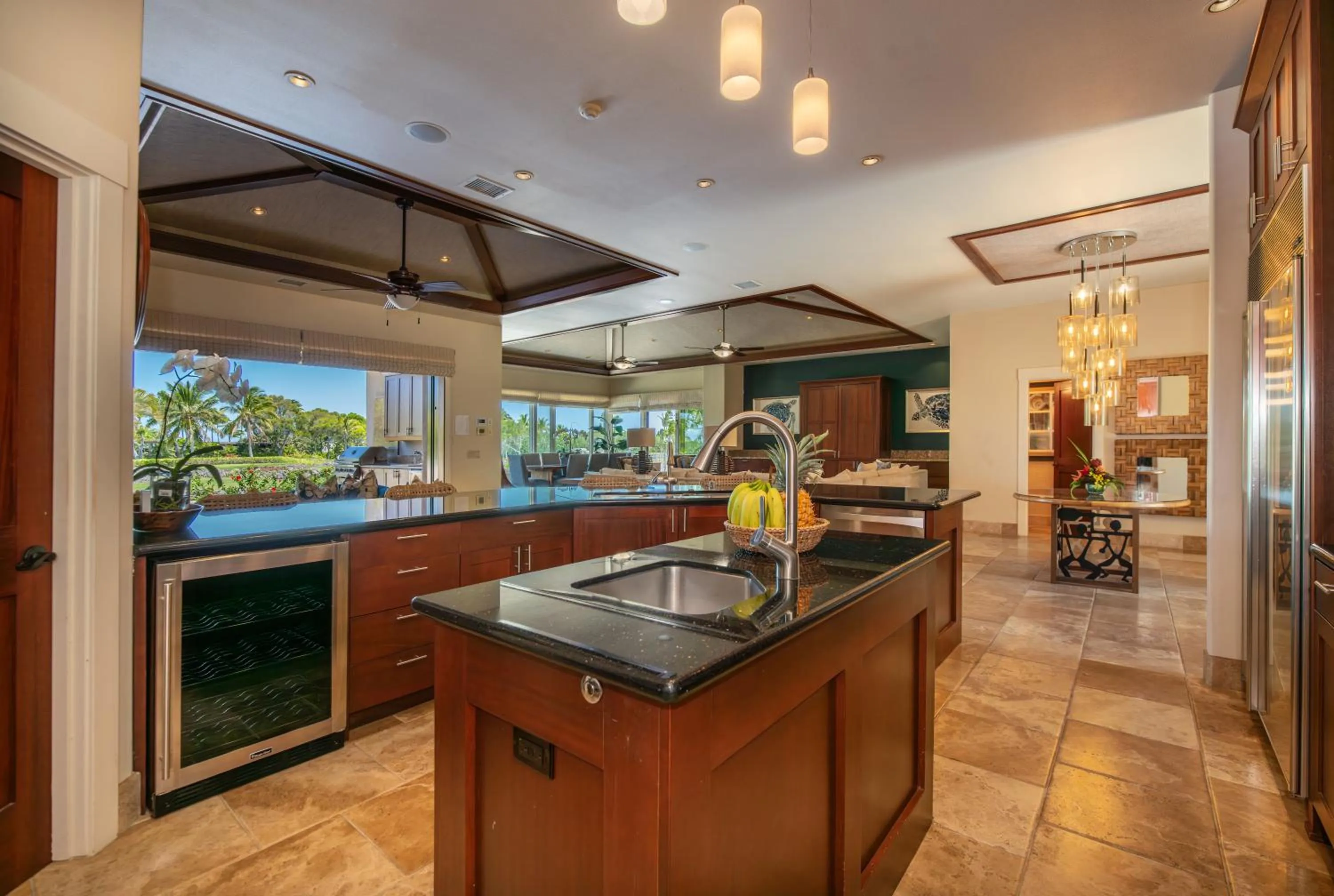 kitchen in Mauna Lani Luxury Vacation Villas - CoralTree Residence Collection