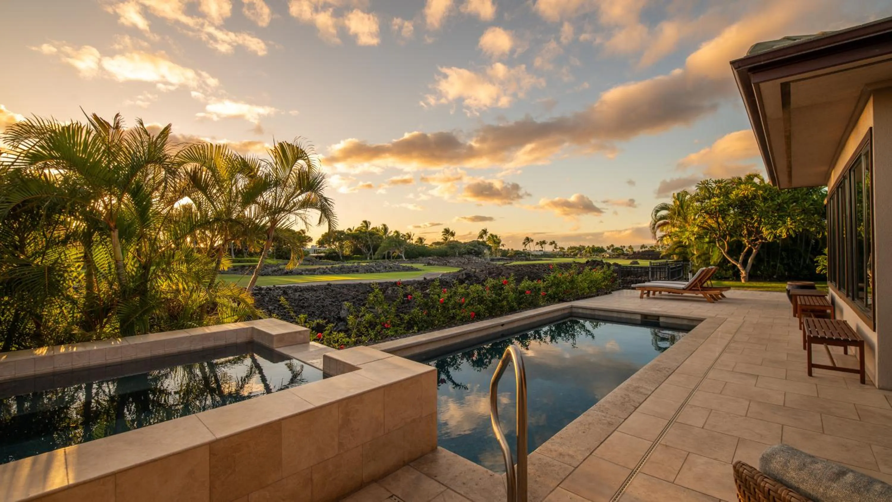 Pool view in Mauna Lani Luxury Vacation Villas - CoralTree Residence Collection