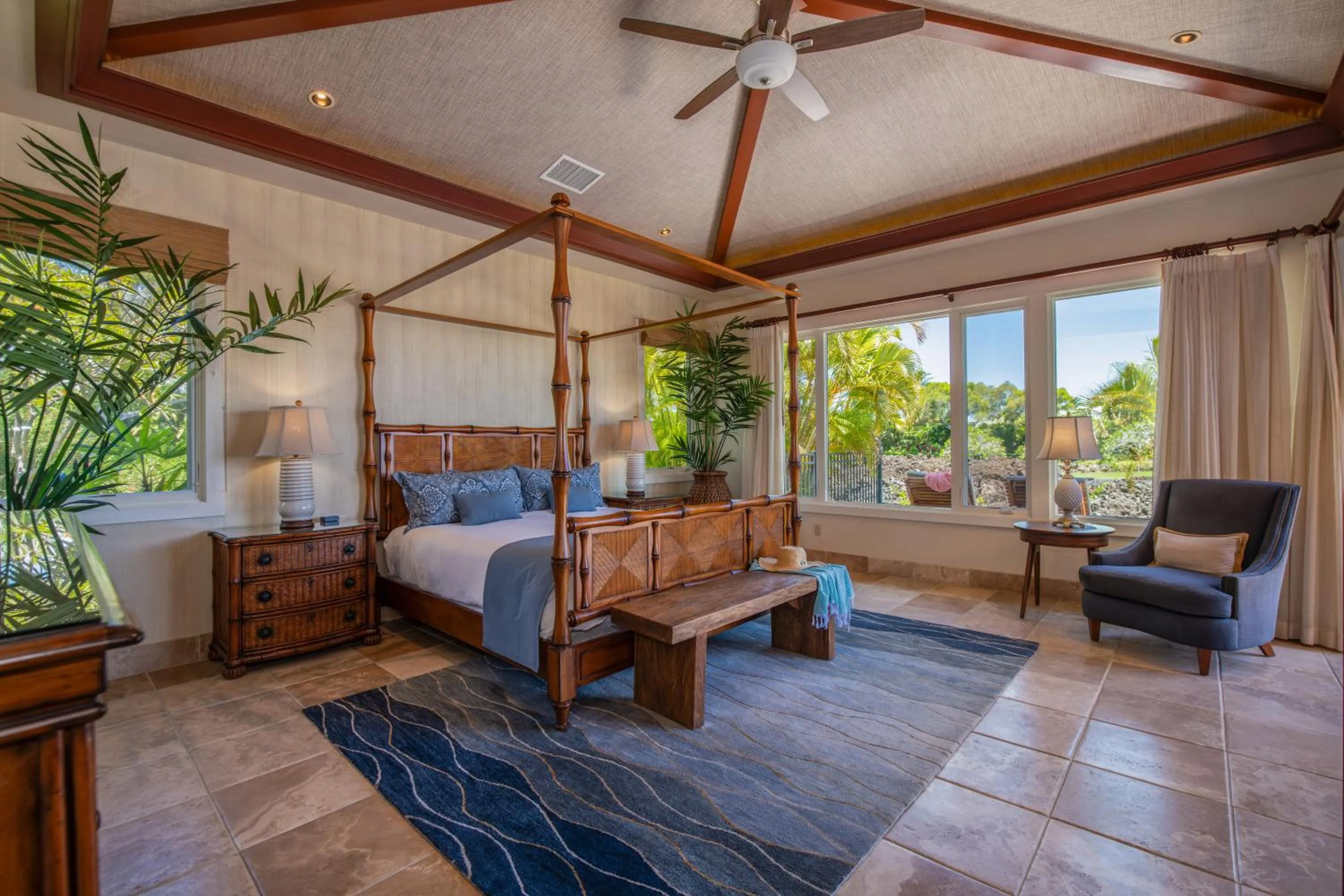 Bedroom in Mauna Lani Luxury Vacation Villas - CoralTree Residence Collection
