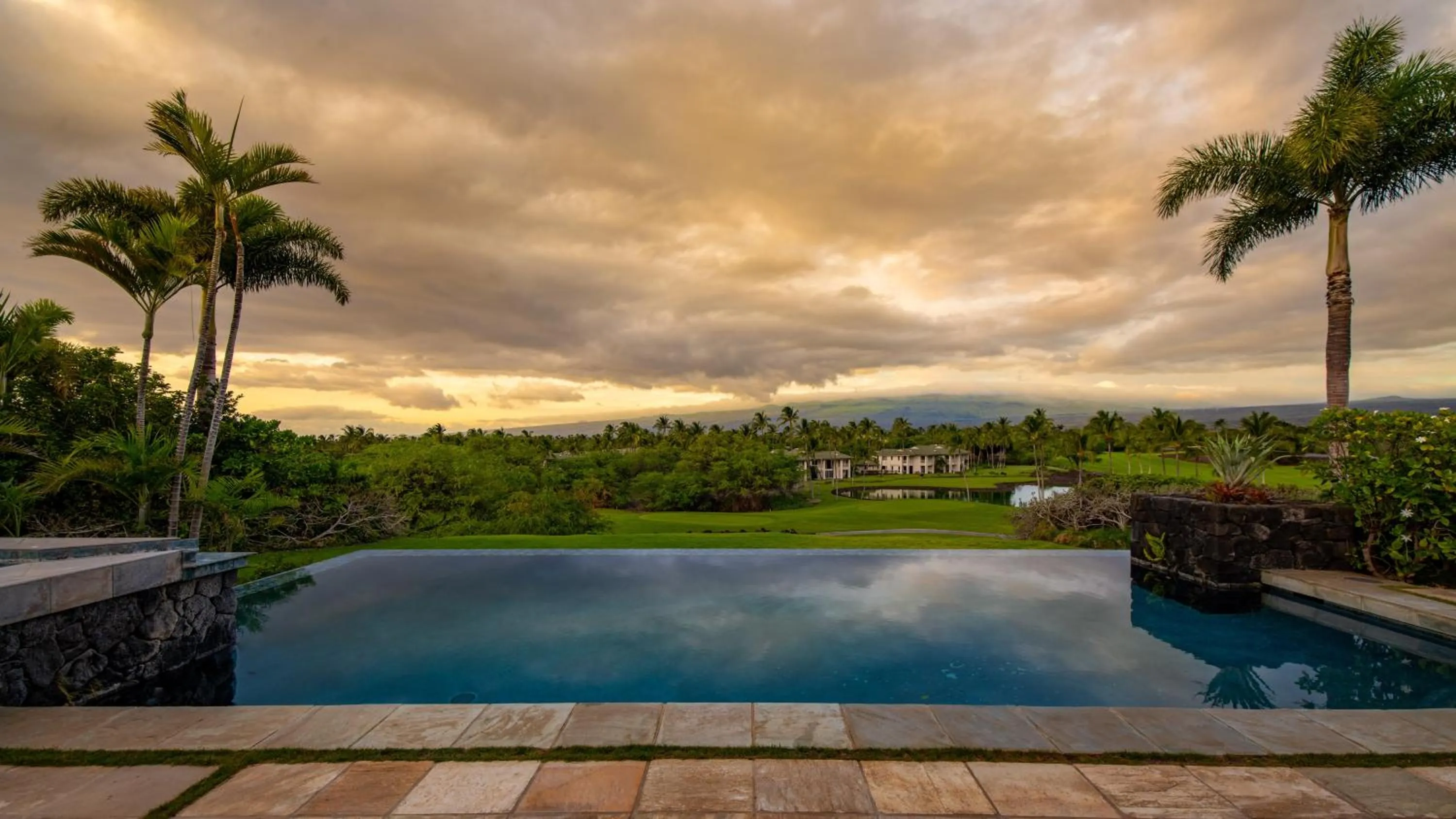 Swimming pool in Mauna Lani Luxury Vacation Villas - CoralTree Residence Collection