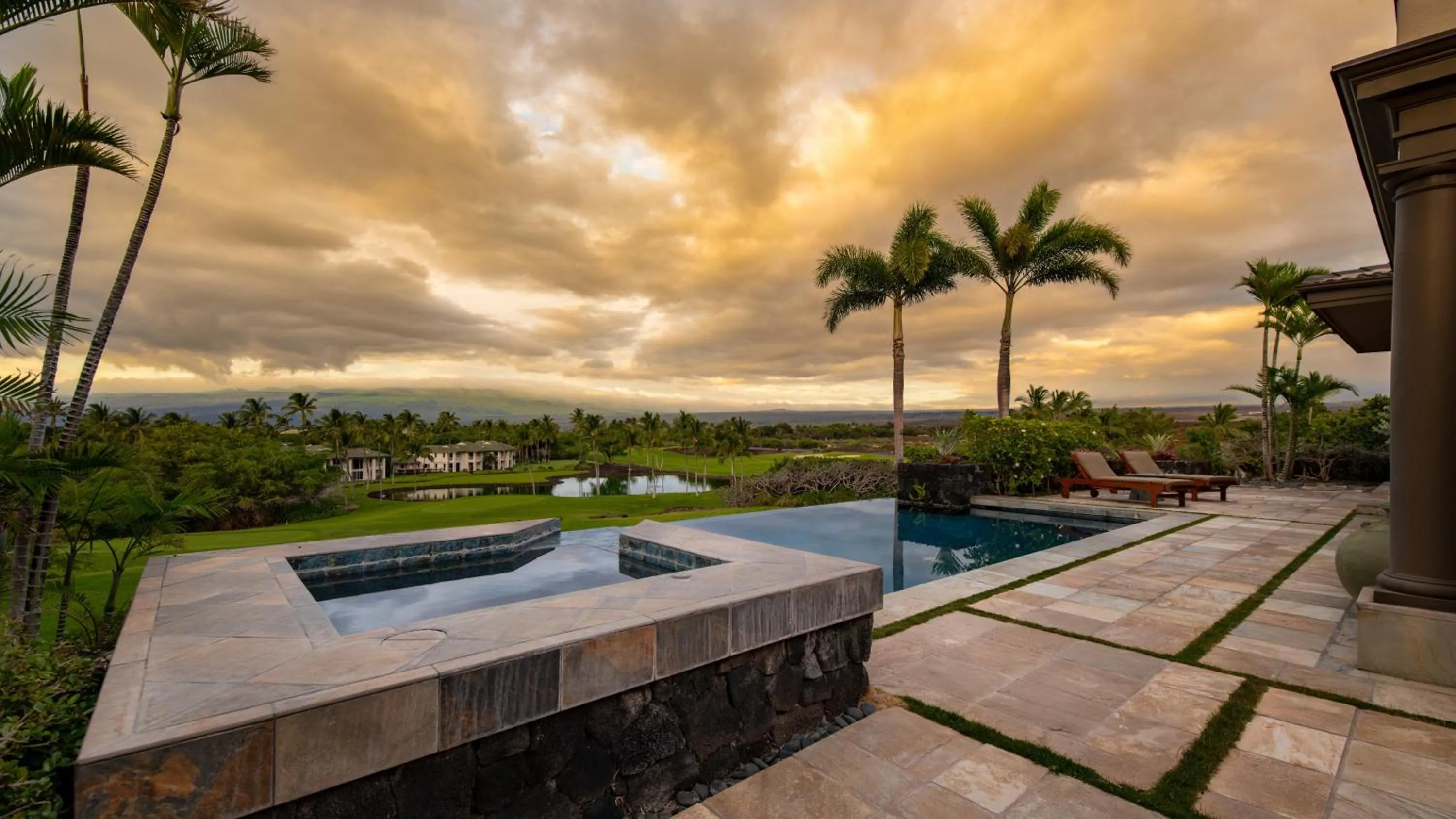 Pool view in Mauna Lani Luxury Vacation Villas - CoralTree Residence Collection